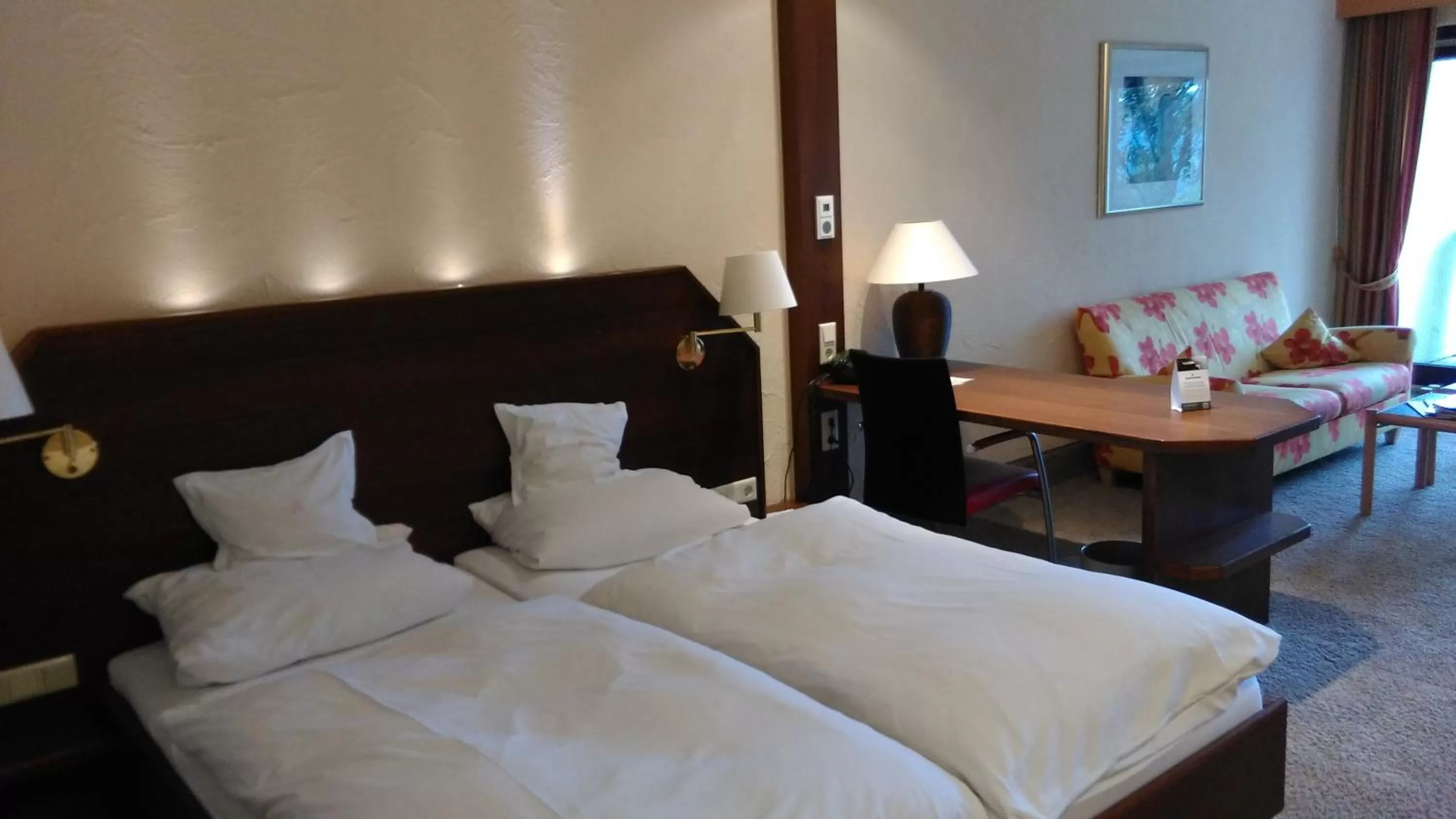 Decorative detail, Bed in Waldhaus Ohlenbach