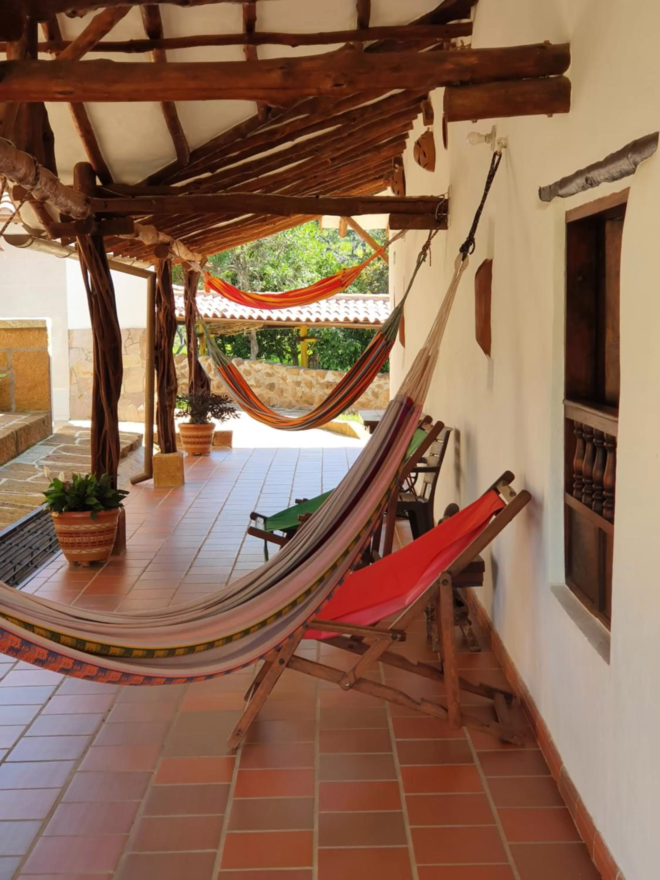 Balcony/Terrace in Hotel Campestre Ataraxia Barichara