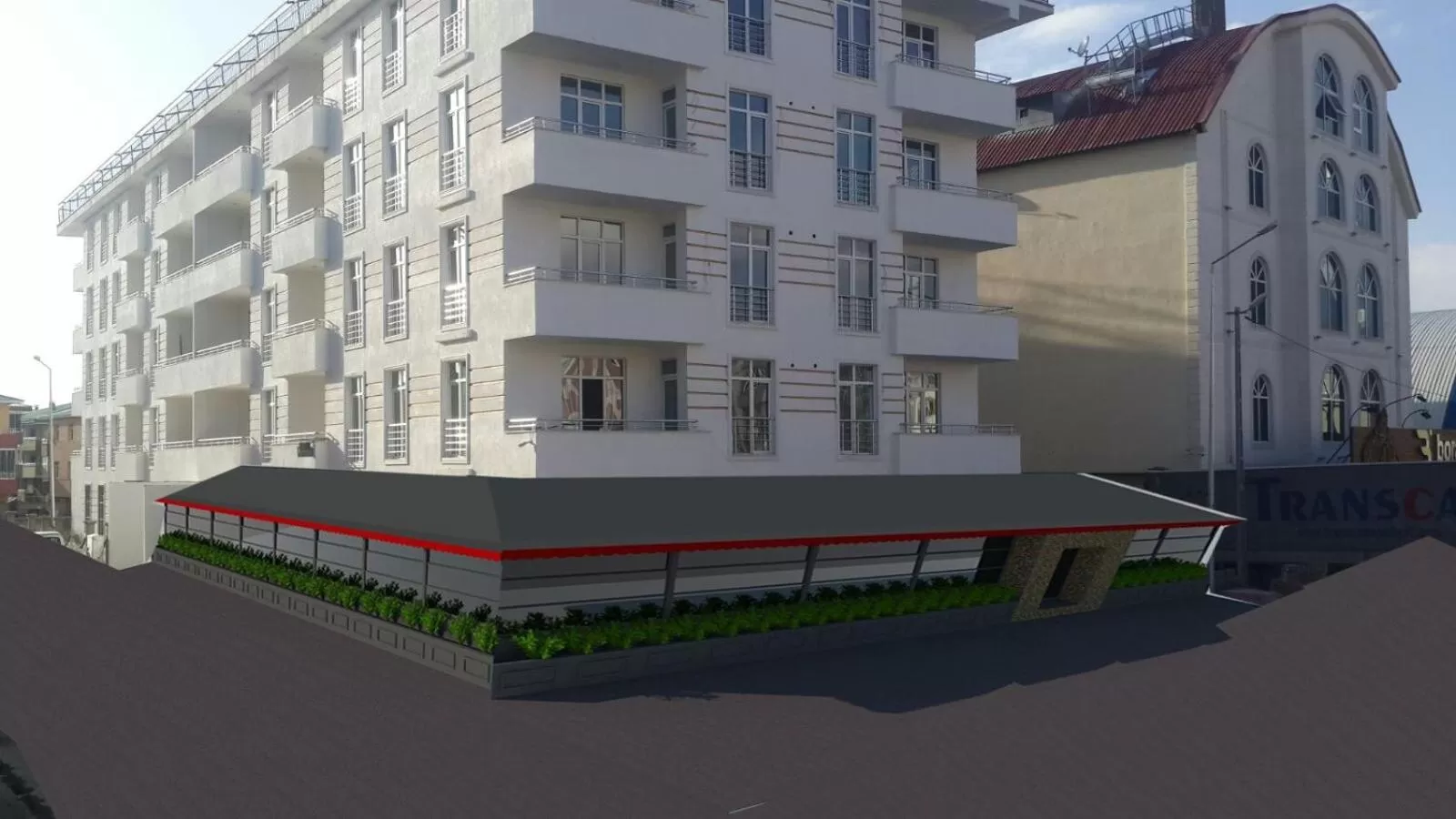 Property building in Borapark Otel