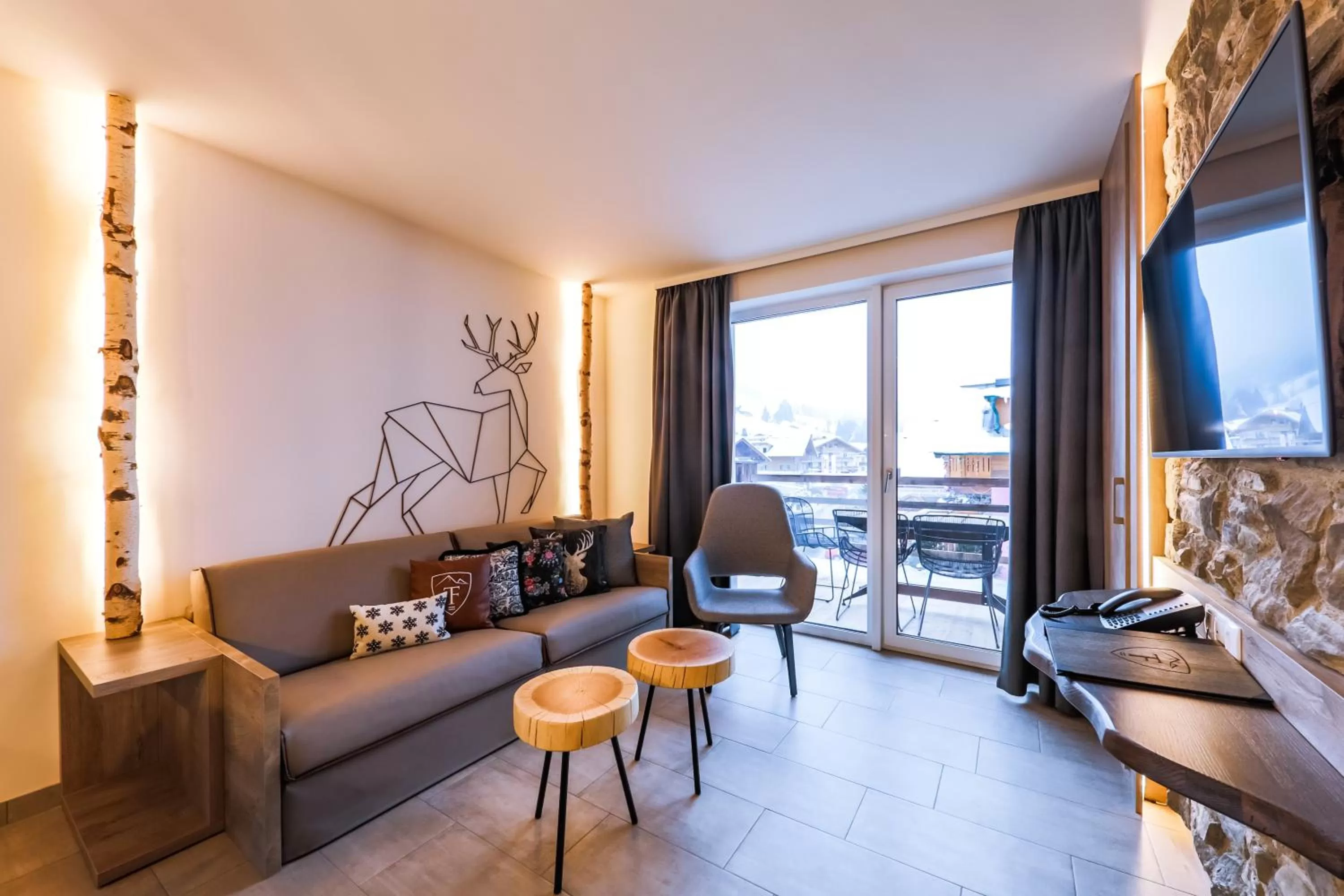 Living room in 24 by AvenidA - Mountain Hotel