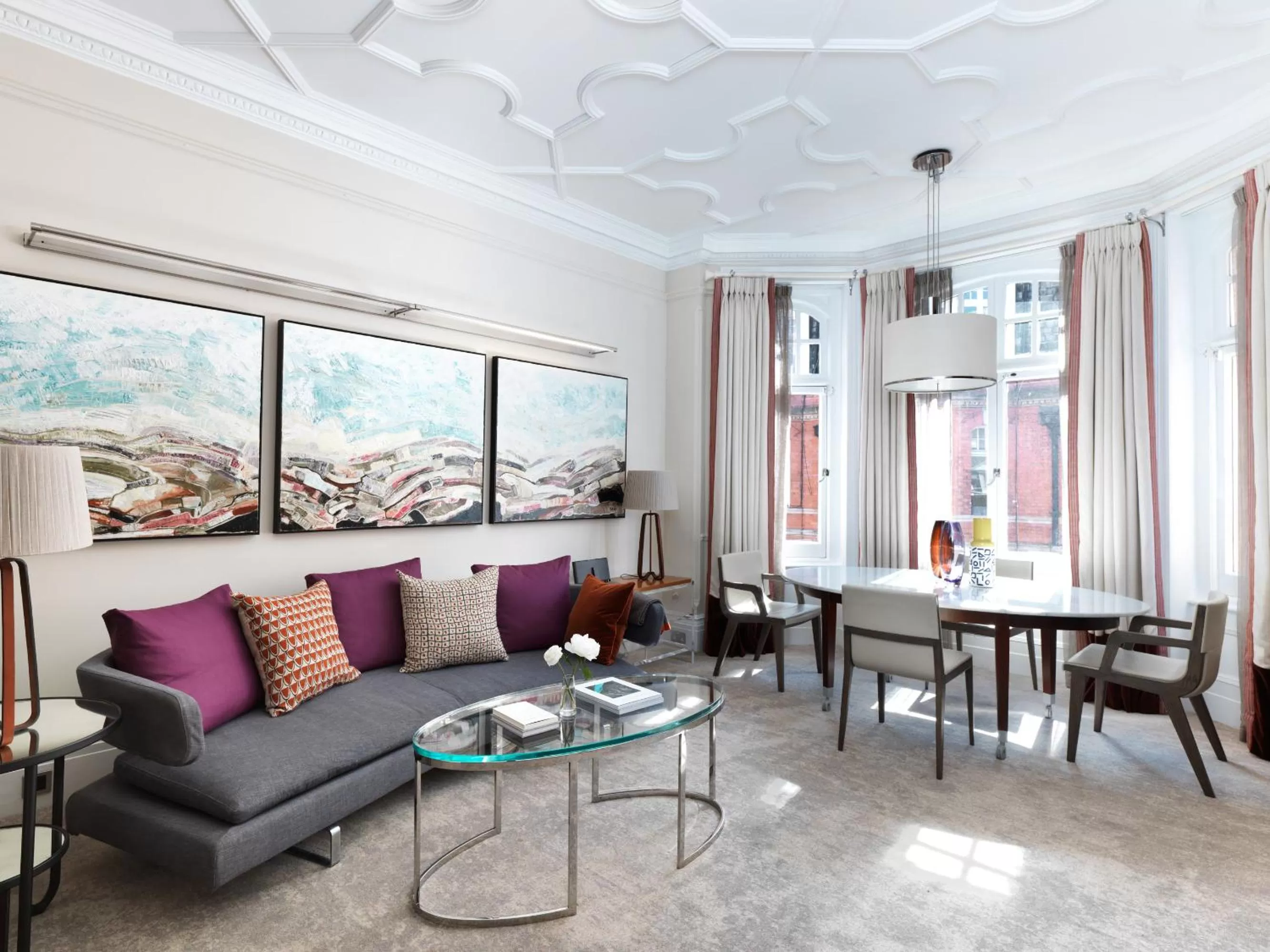 Seating area in The Athenaeum Hotel & Residences