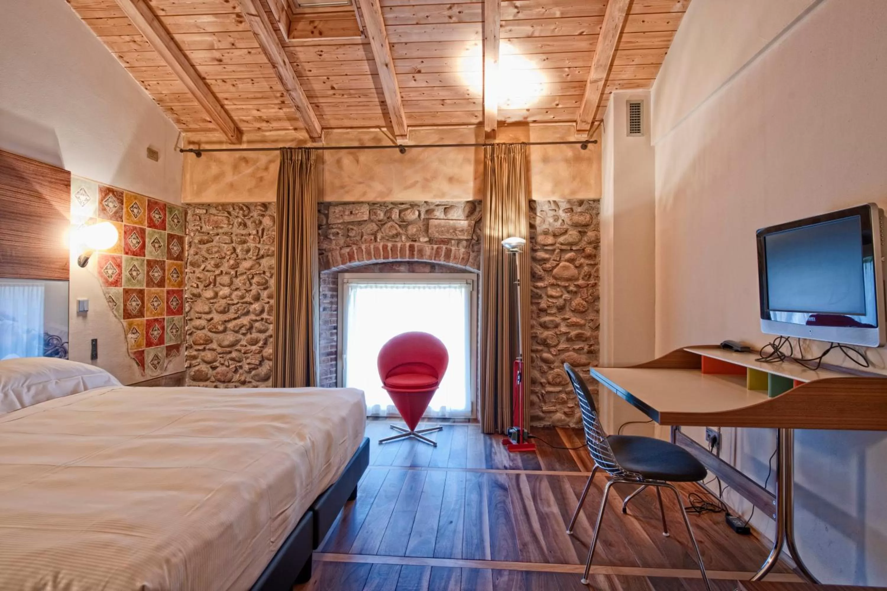 Photo of the whole room, Bed in Hotel Veronesi La Torre