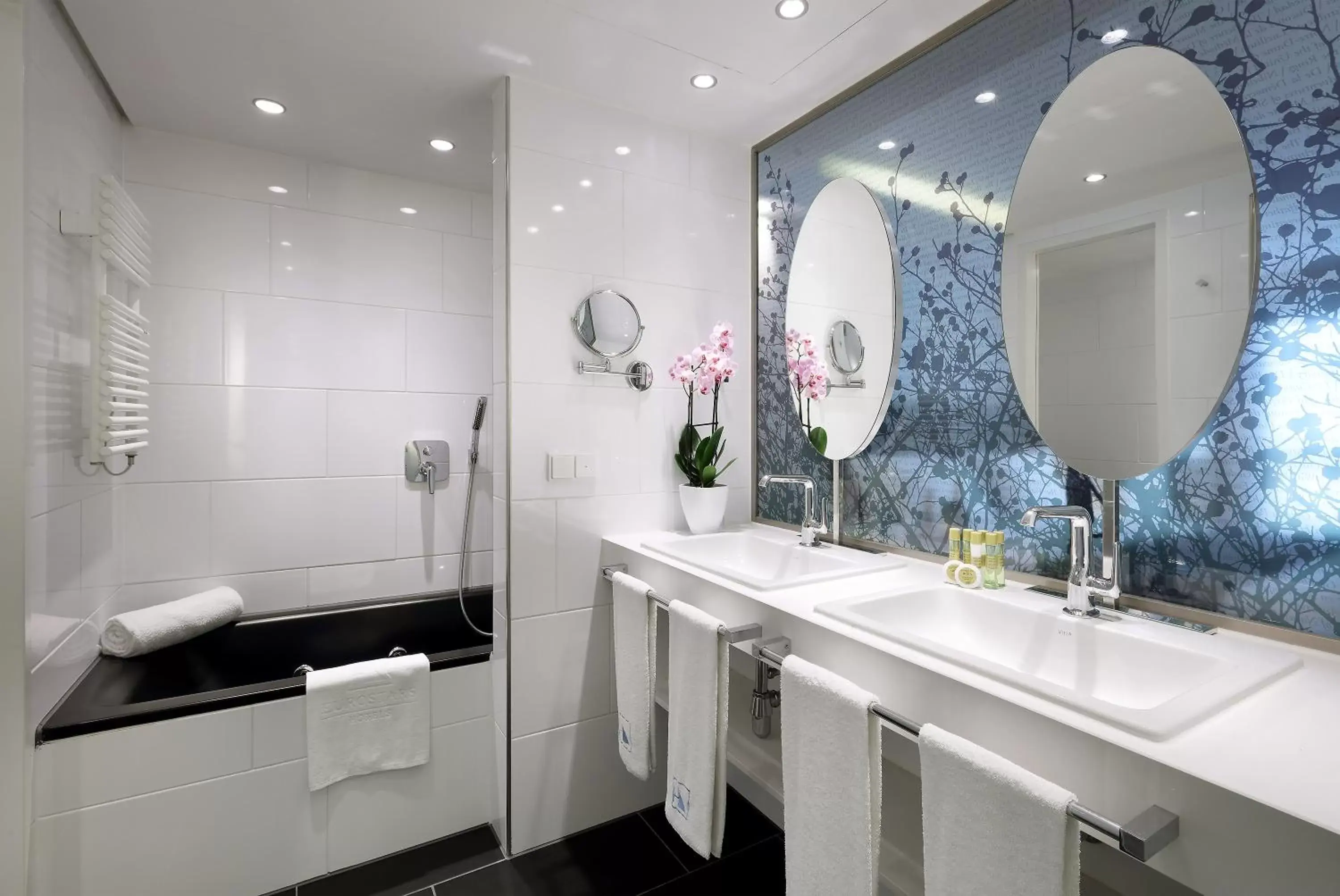 One-Bedroom Suite with Sofa Bed in Eurostars Book Hotel One-Bedroom Suite with Sofa Bed in Eurostars Book Hotel