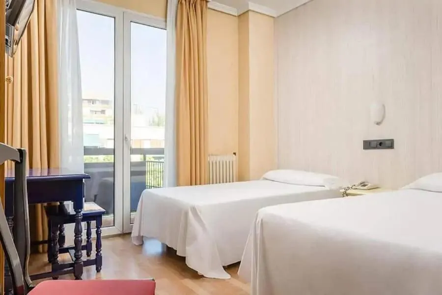 Bed in Hotel Madrid Río