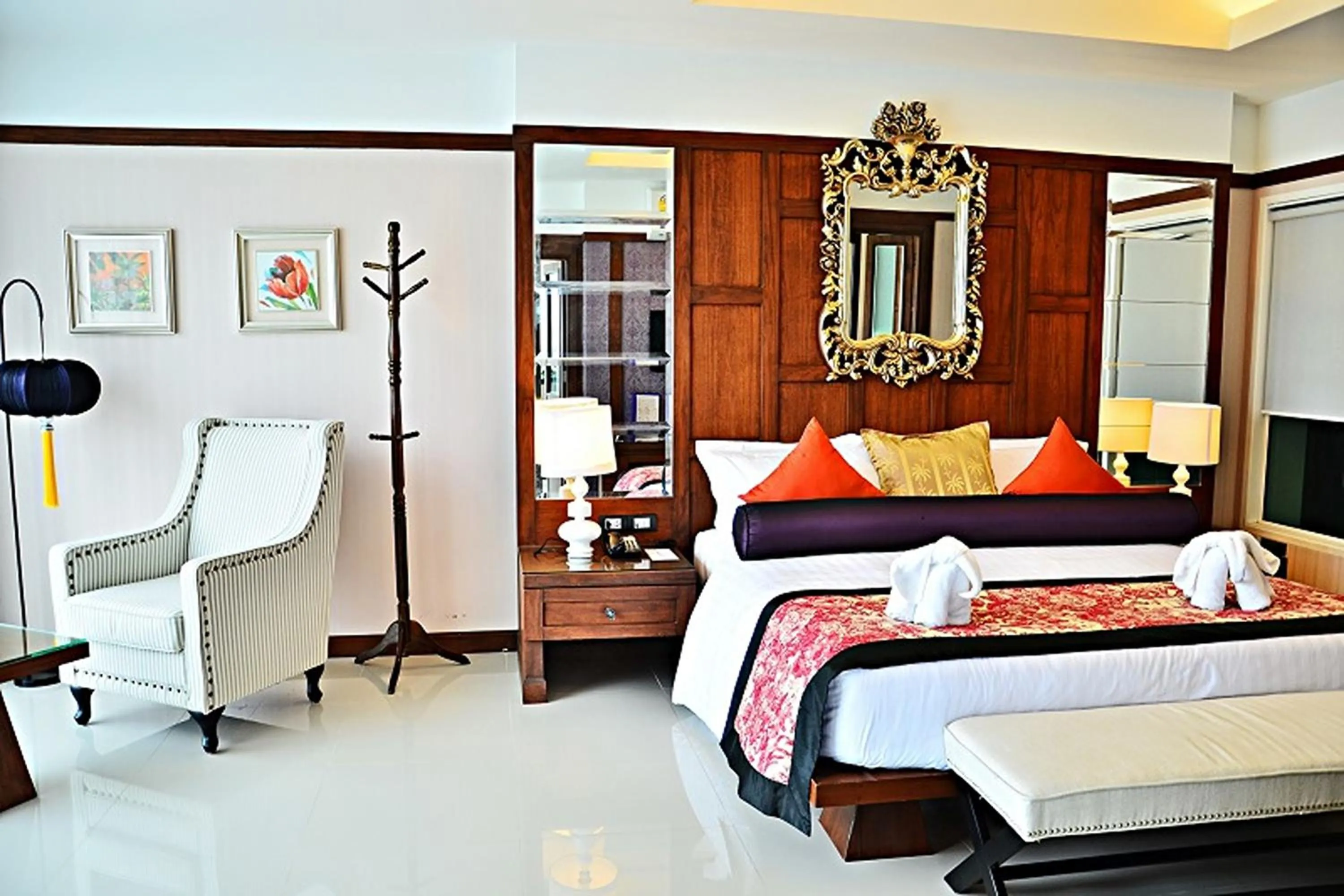 Bed in The Par Phuket SHA Plus