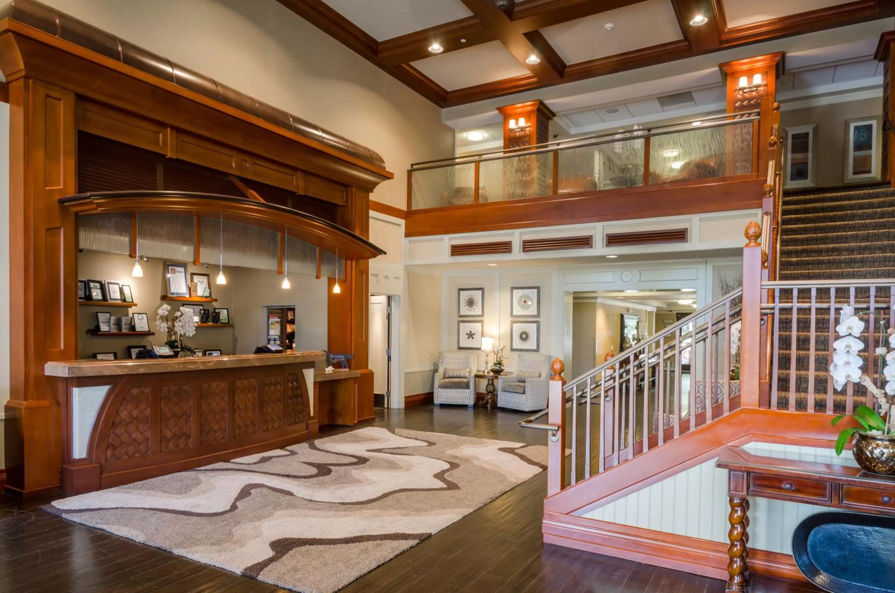 Lobby or reception in West Inn & Suites