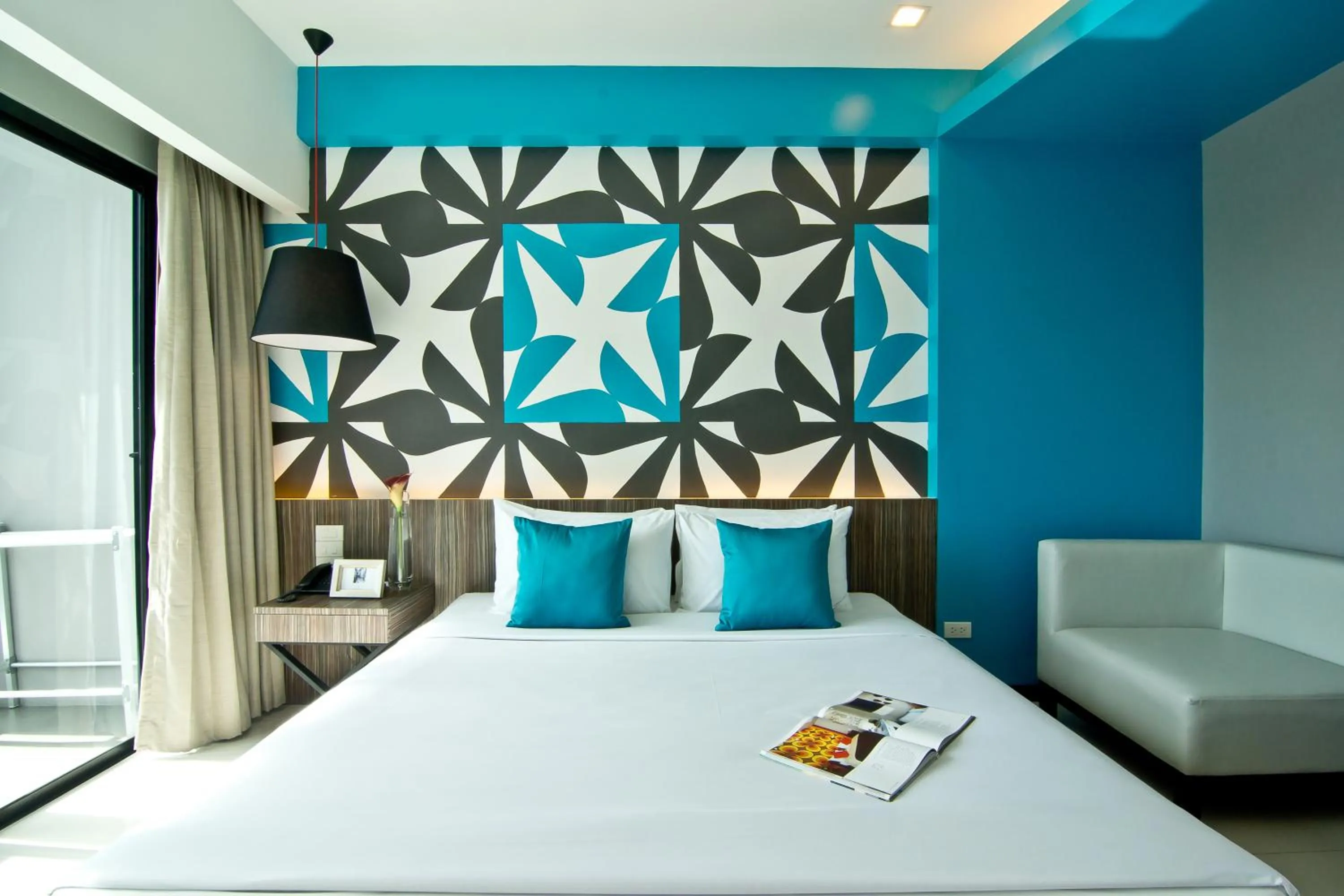 Bed in Hotel J Residence Pattaya