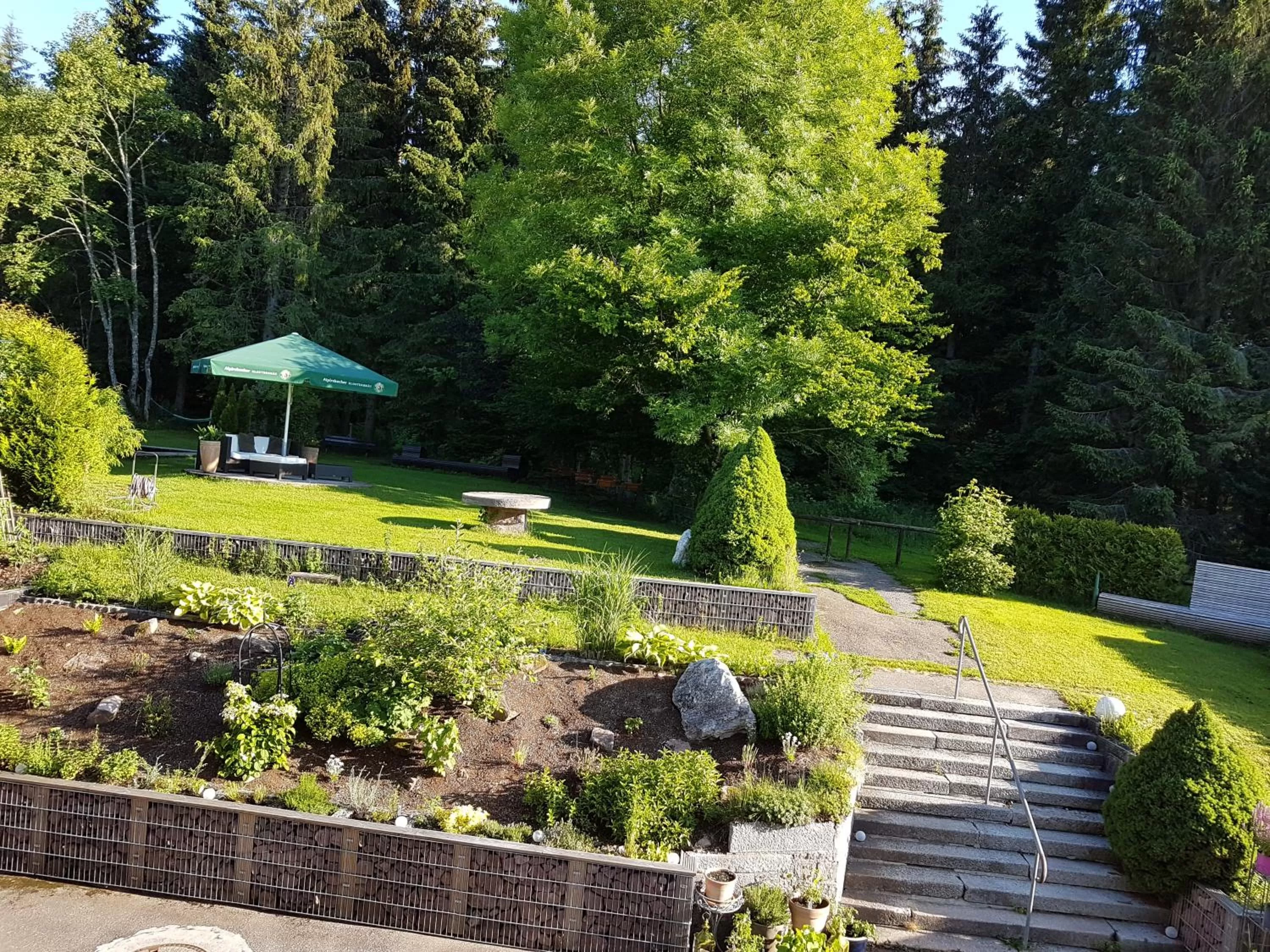 Garden in Hotel Restaurant Kniebishöhe