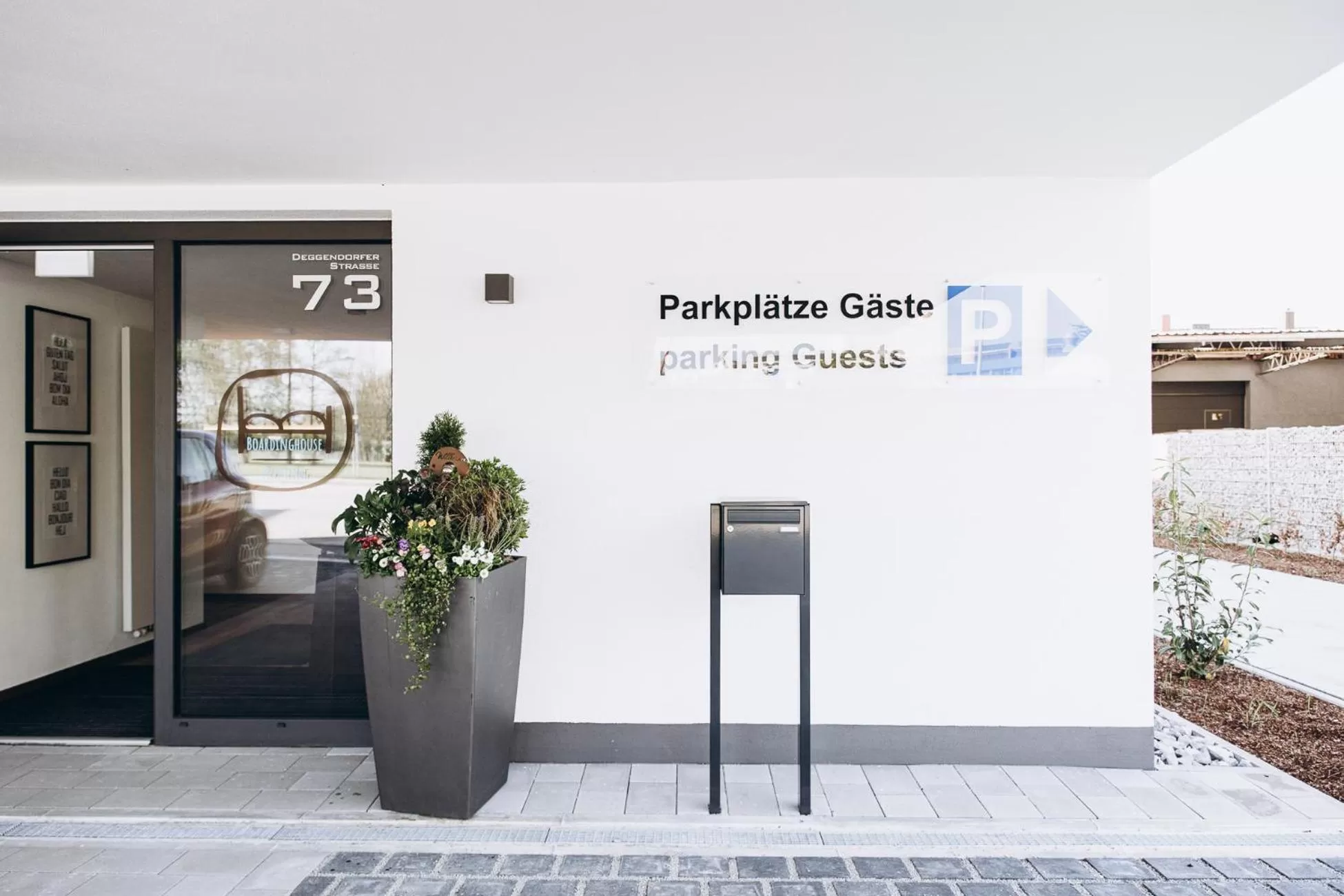 Facade/entrance in Boardinghouse Plattling