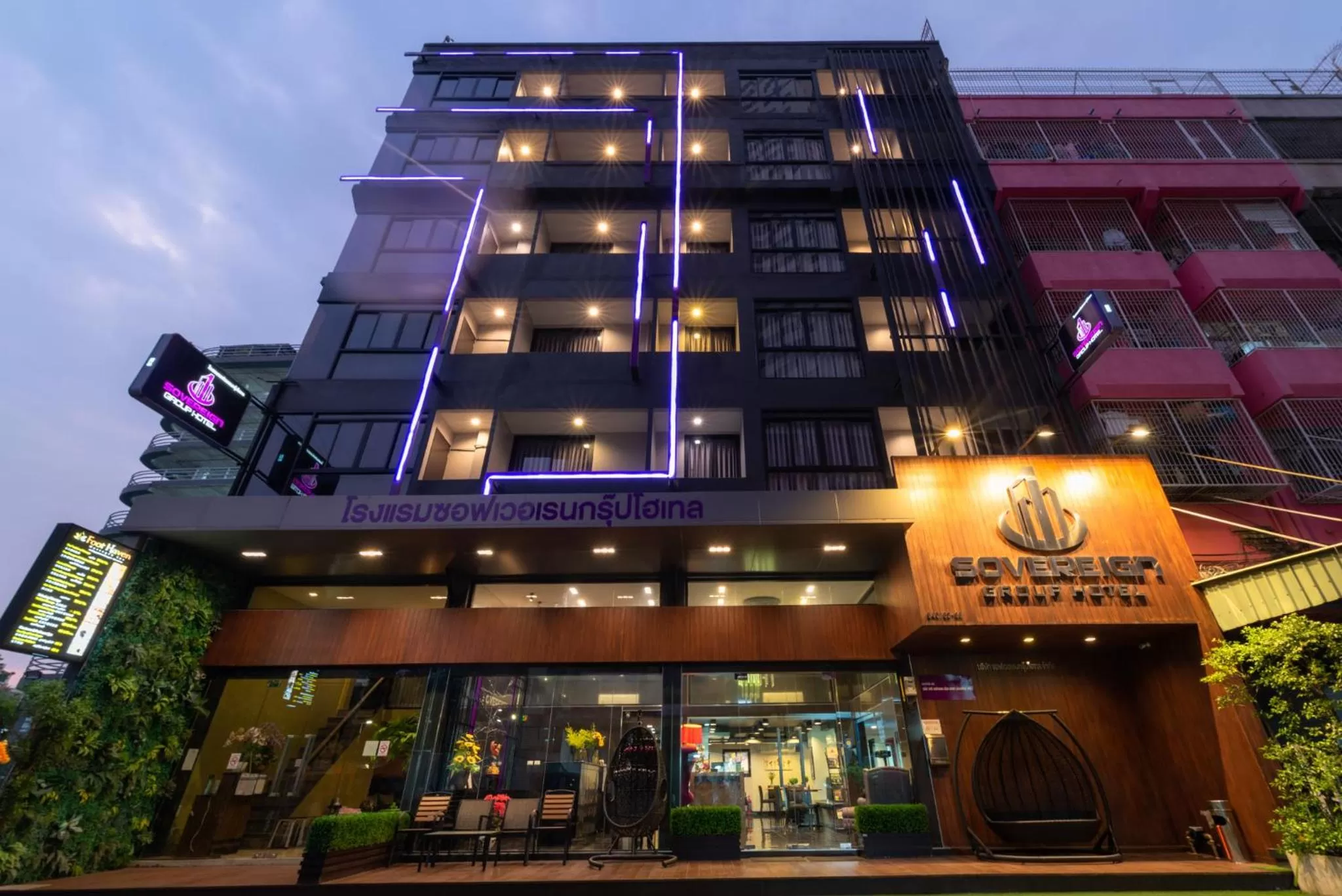 Property building in Sovereign Group Hotel at Pratunam