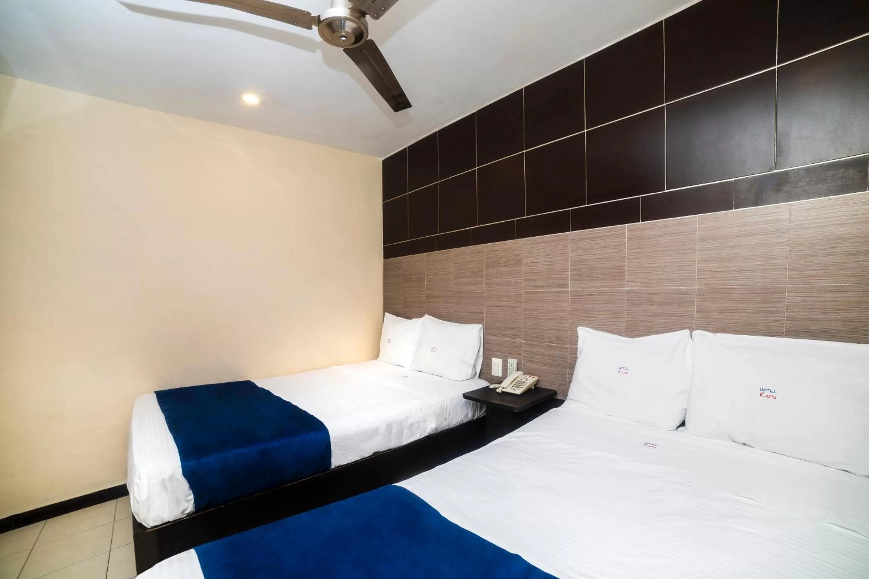 Bed in Hotel Kapu, Puebla