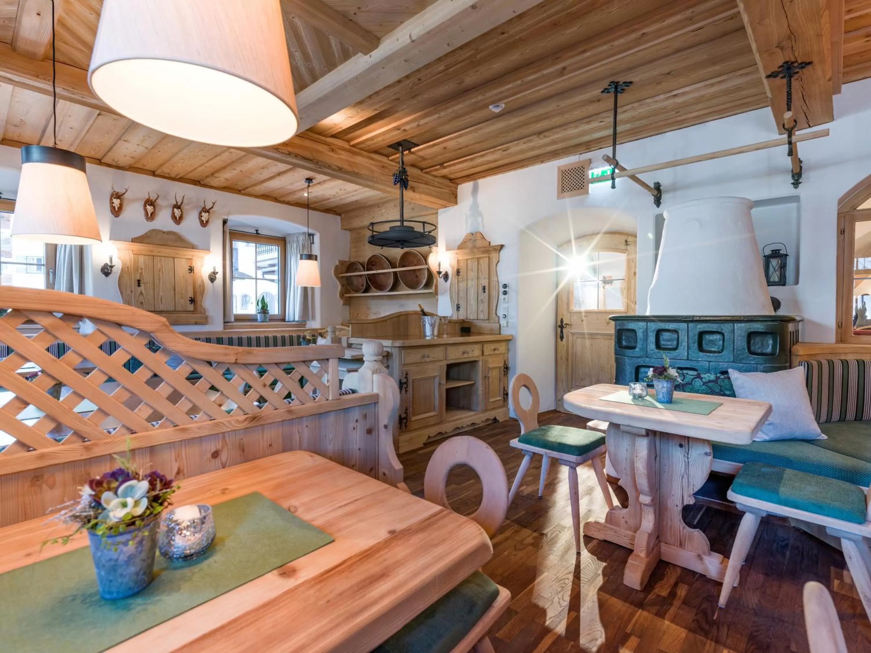 Restaurant/places to eat in Alpen Glück Hotel Unterm Rain garni