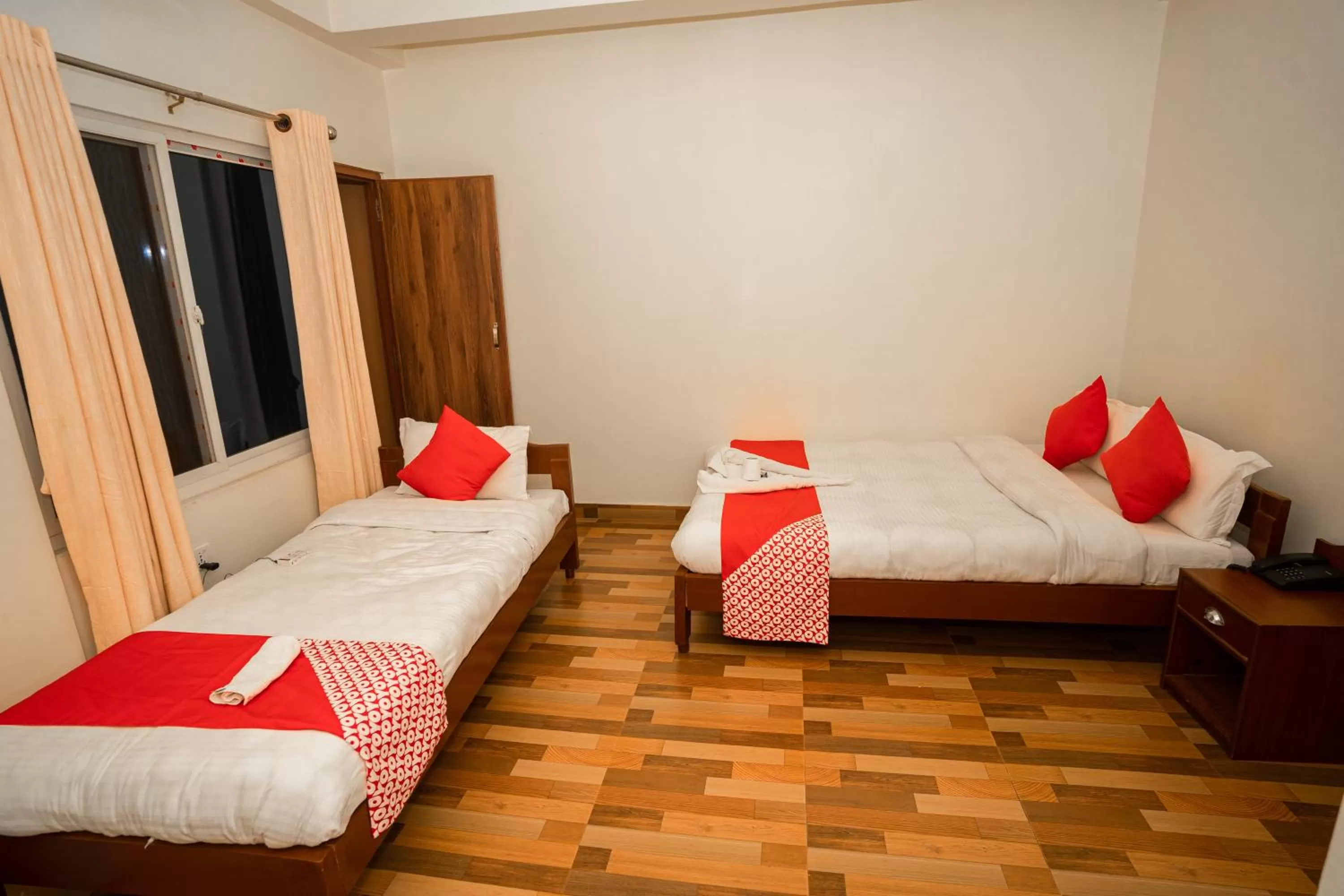 Photo of the whole room, Bed in Hotel Dela Mount Pokhara