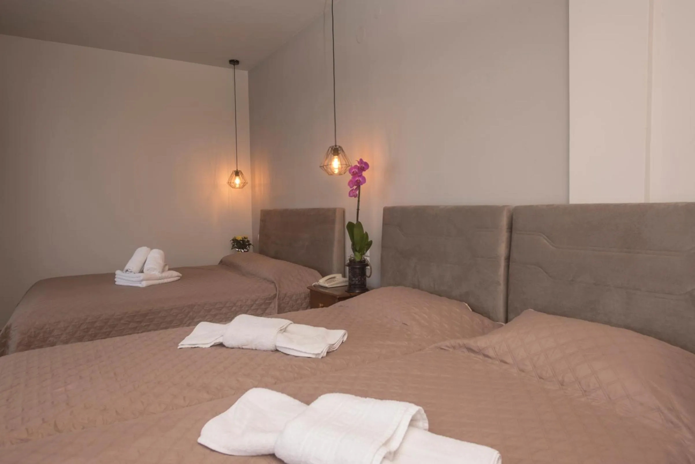 Bedroom, Bed in Filoxenia Hotel