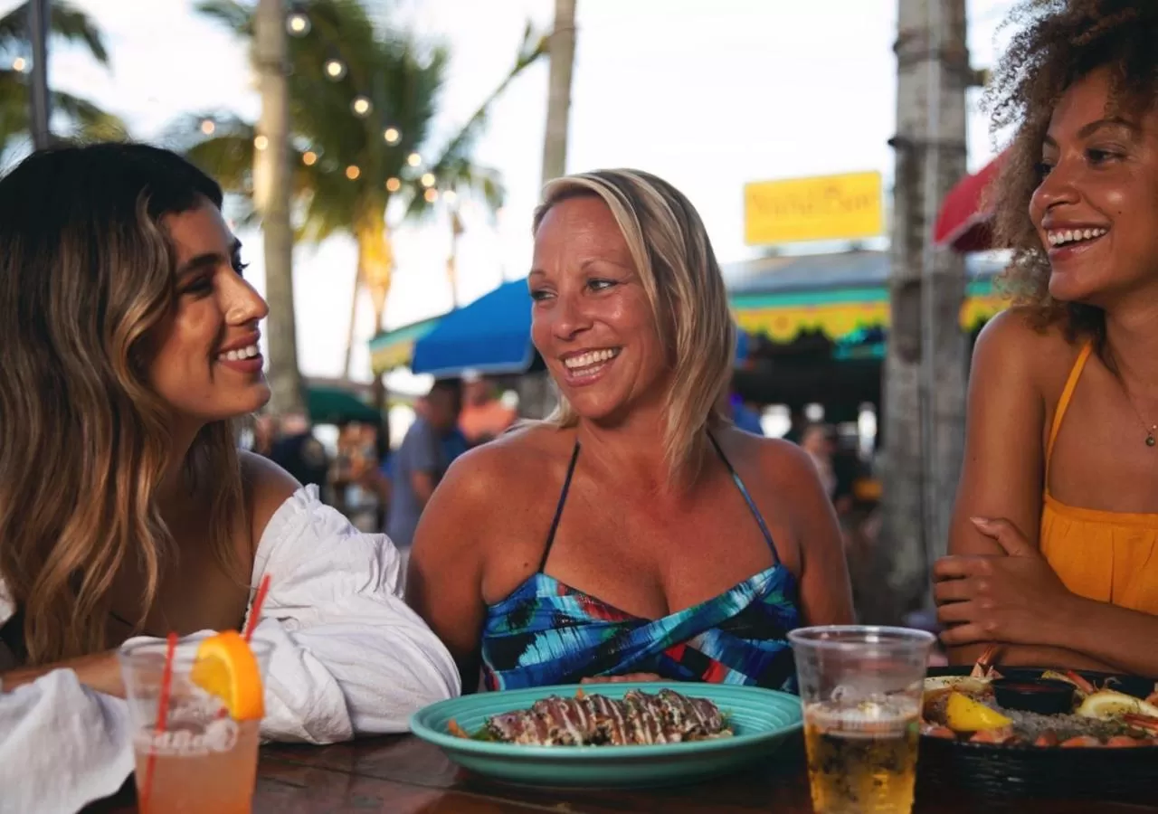 People in Capt Hirams Resort