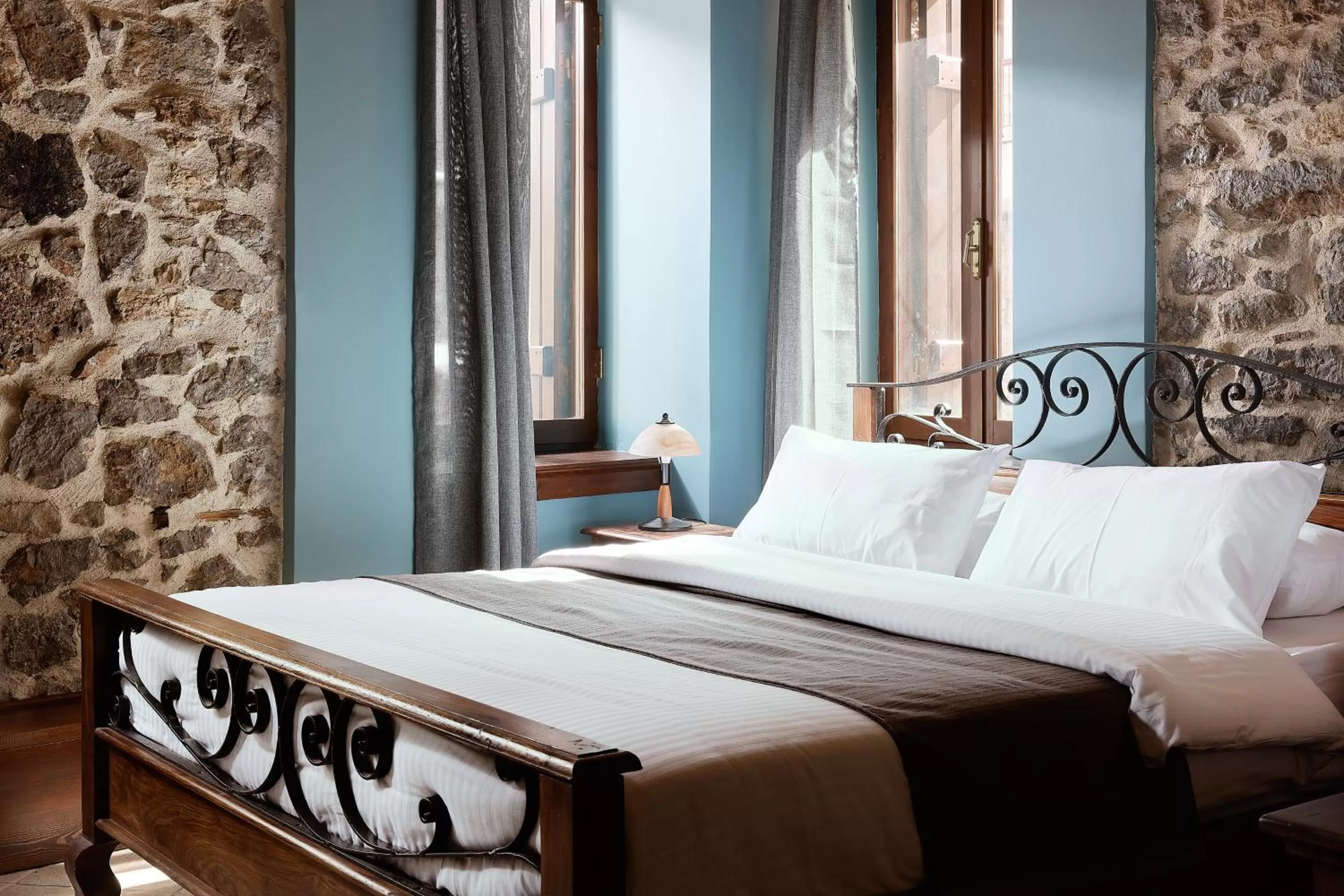 Bed in Stone Suites by White Hills