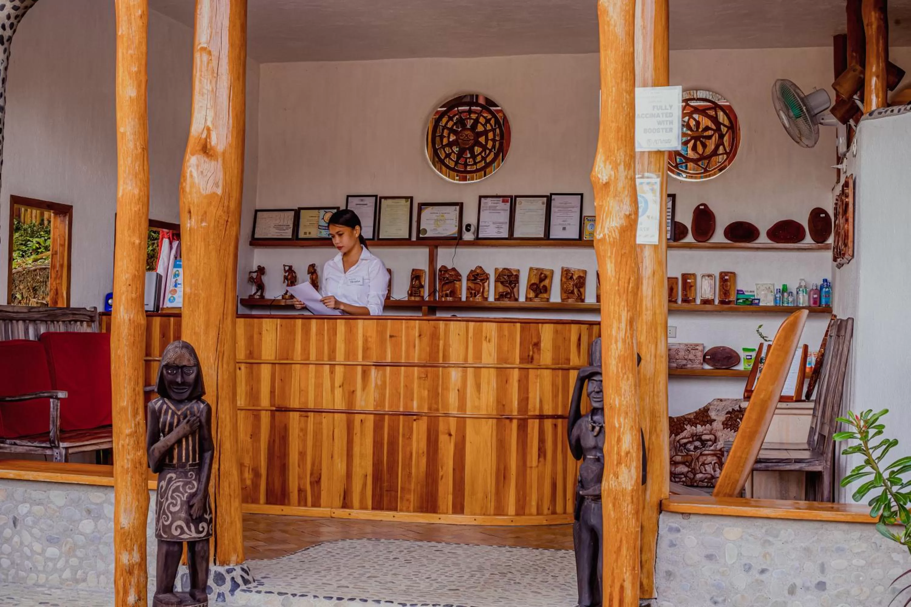 Lobby or reception in Atremaru Jungle Retreat