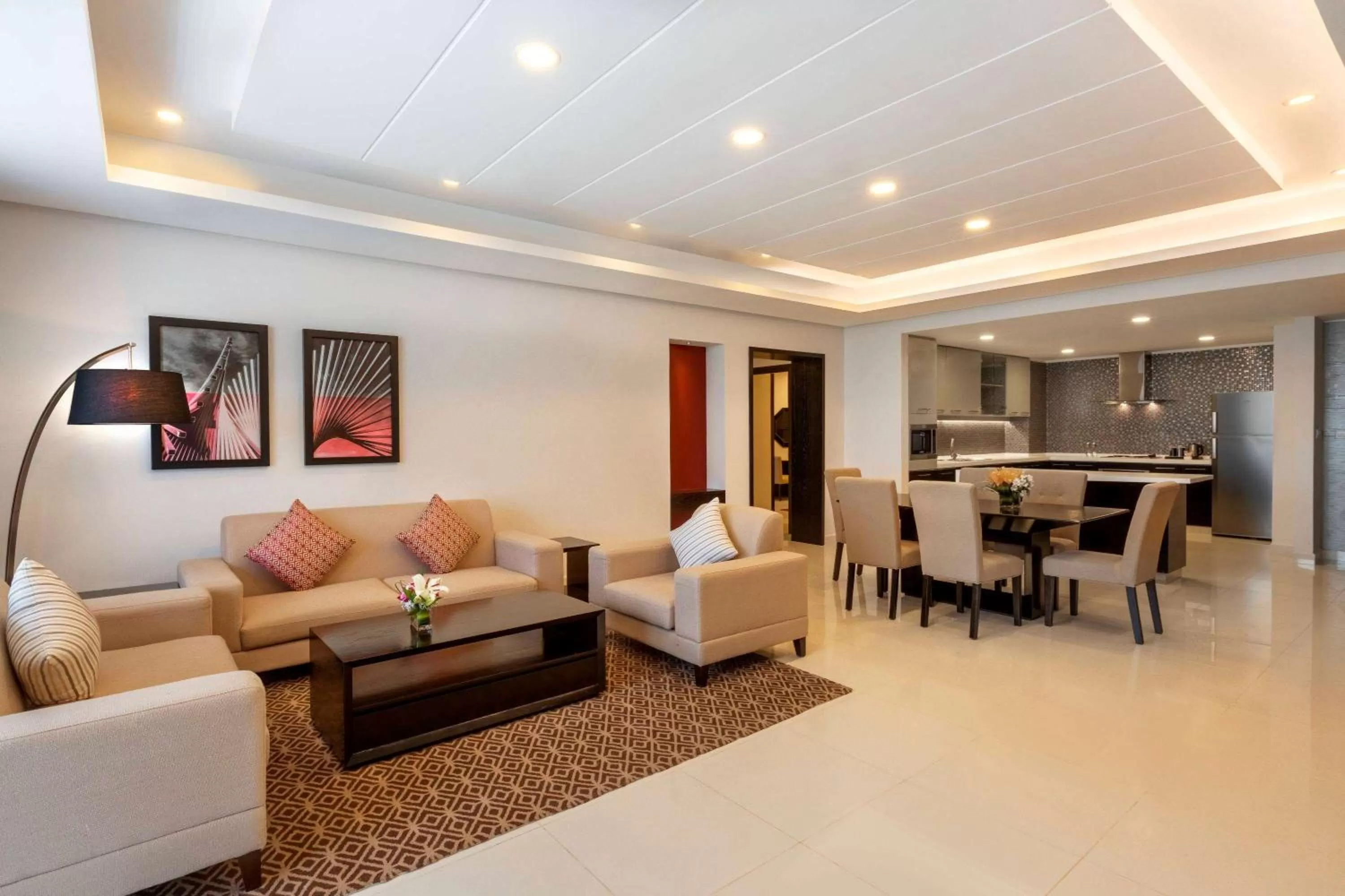 Bed in Ramada Hotel and Suites Amwaj Islands