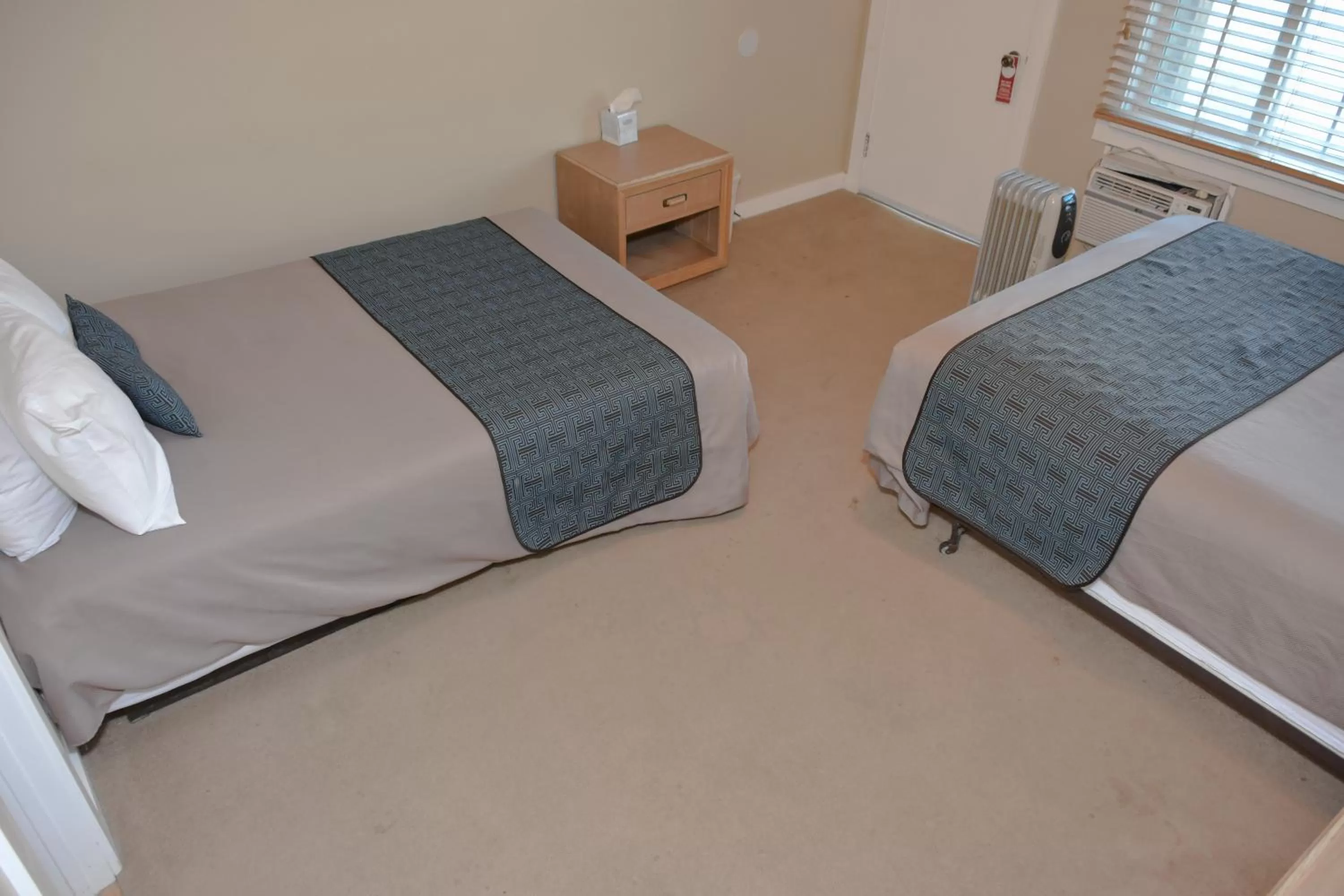 Bed in Panamint Springs Motel & Tents