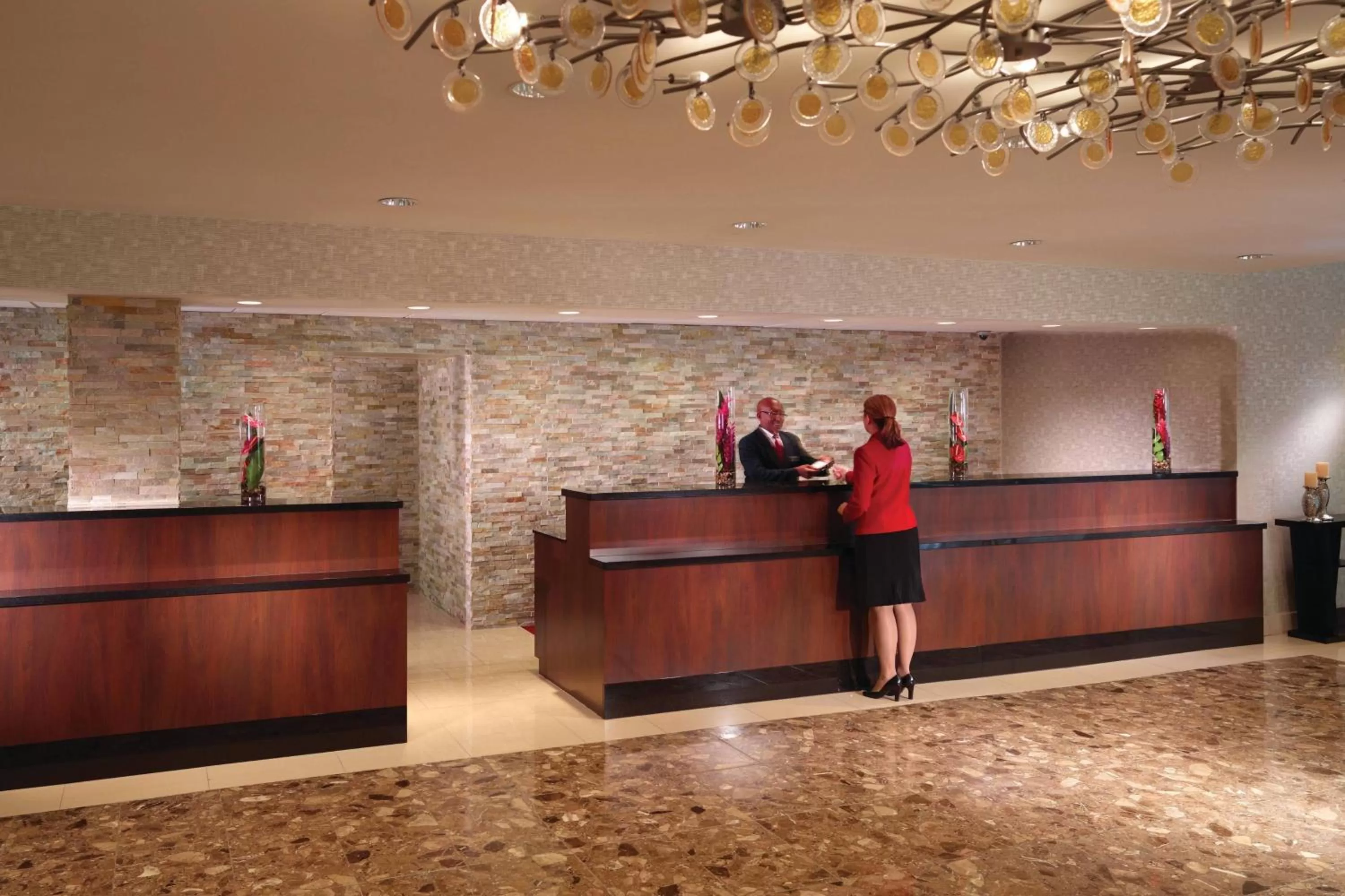 Lobby or reception in Atlanta Airport Marriott