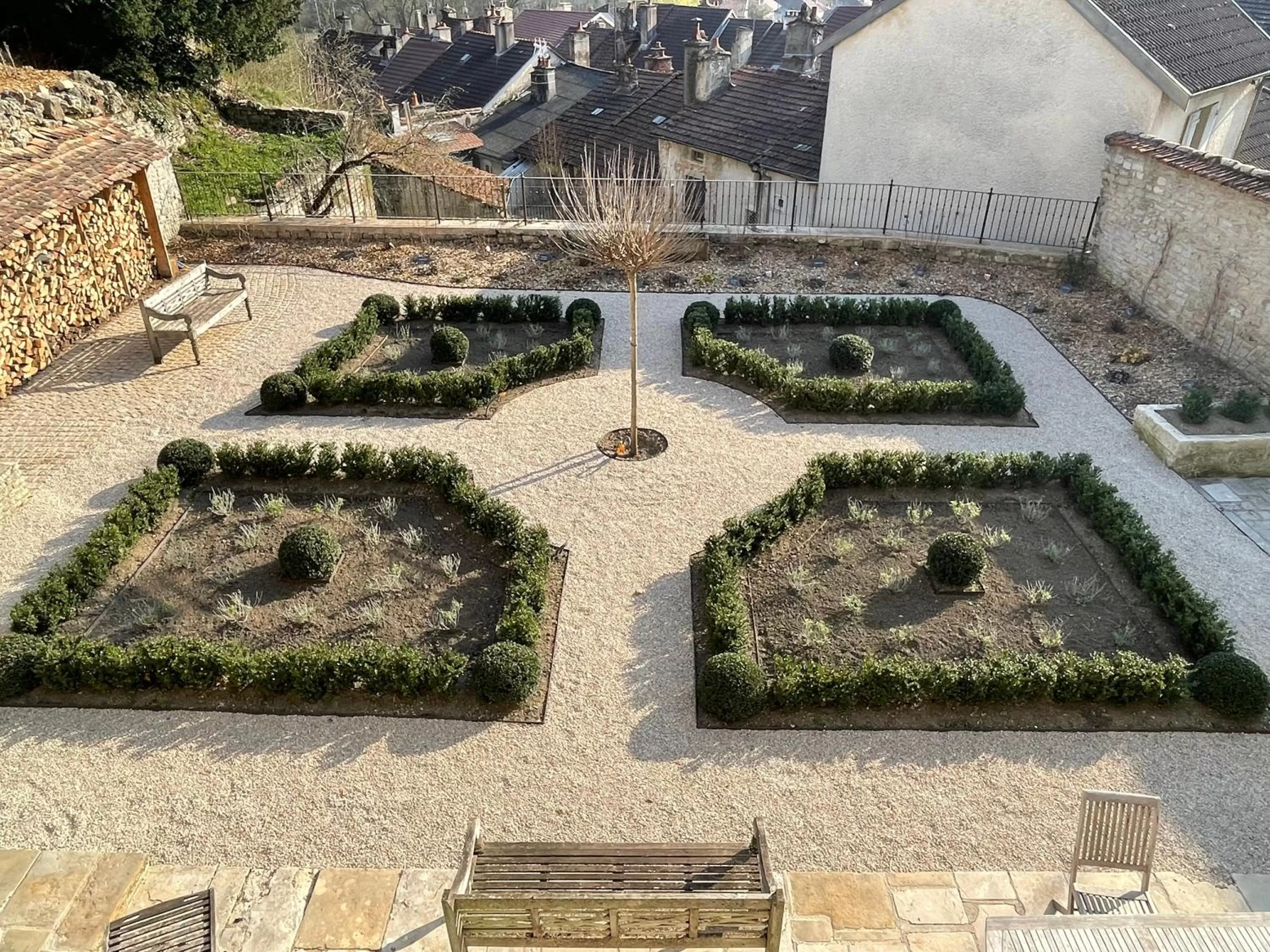 Garden view in L'Orangerie