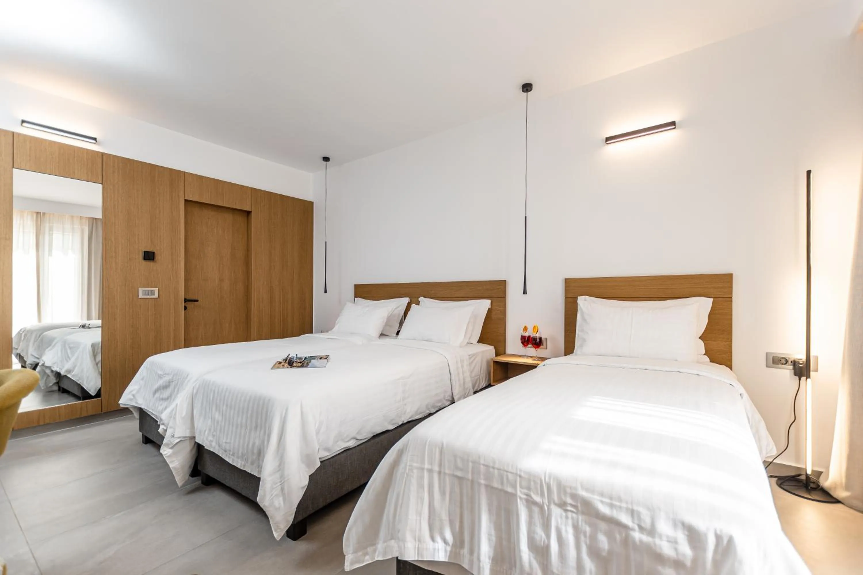 Bed in Naxos Resort Beach Hotel