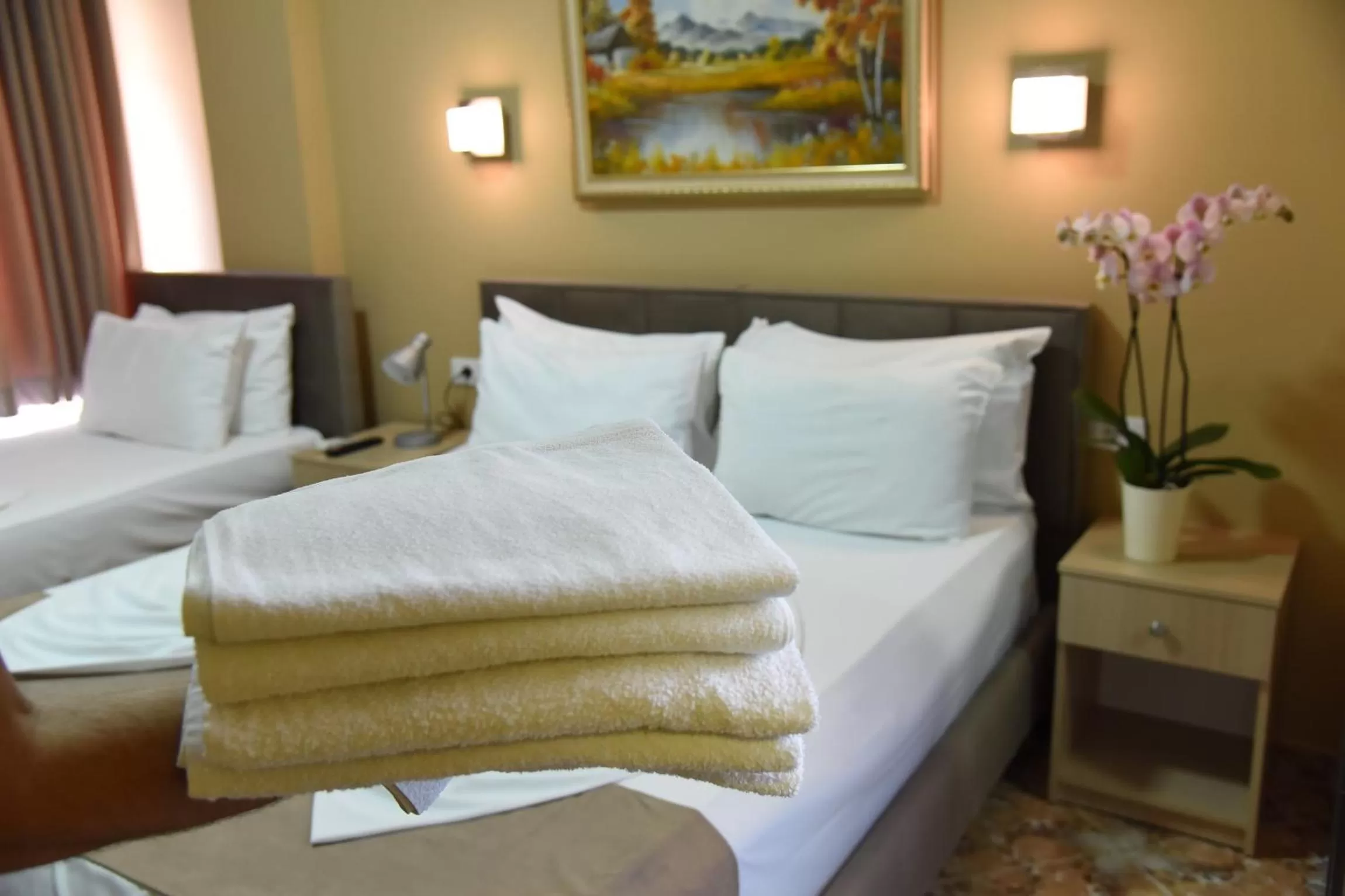 Bed in Centrum Hotel