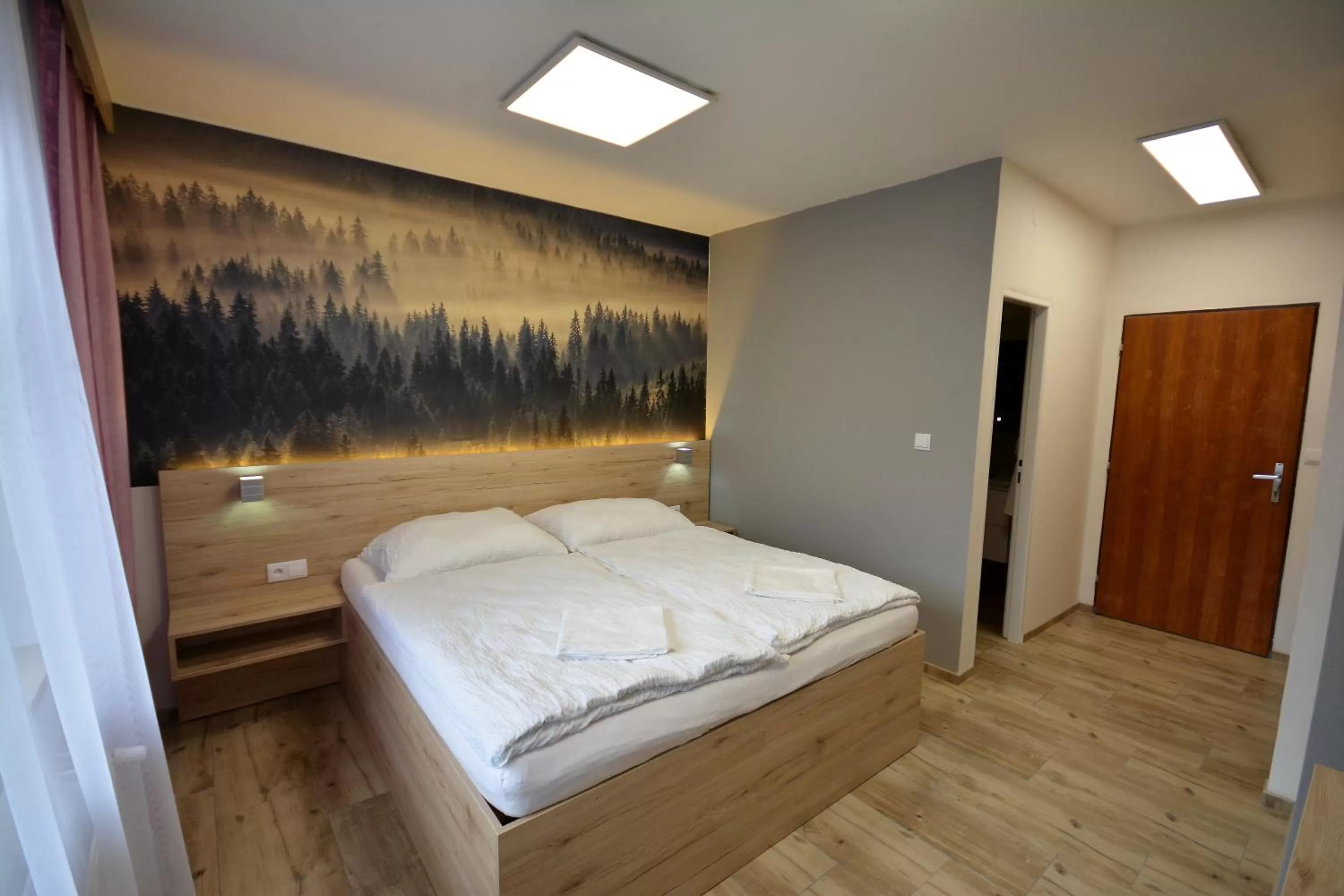 Bed in Hotel U Kociana