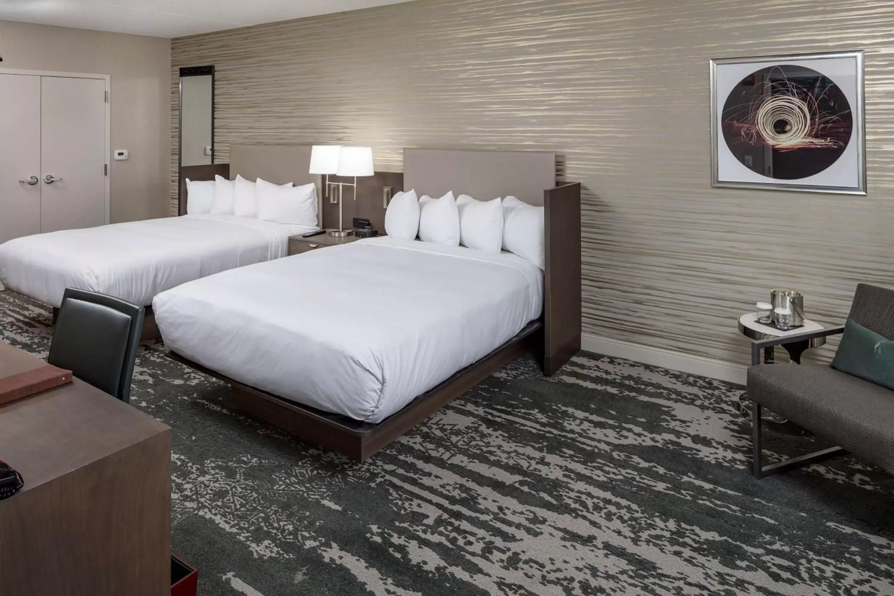 Queen Room with Two Queen Beds - Hearing Access in DoubleTree by Hilton Boston Logan Airport Chelsea Queen Room with Two Queen Beds - Hearing Access in DoubleTree by Hilton Boston Logan Airport Chelsea