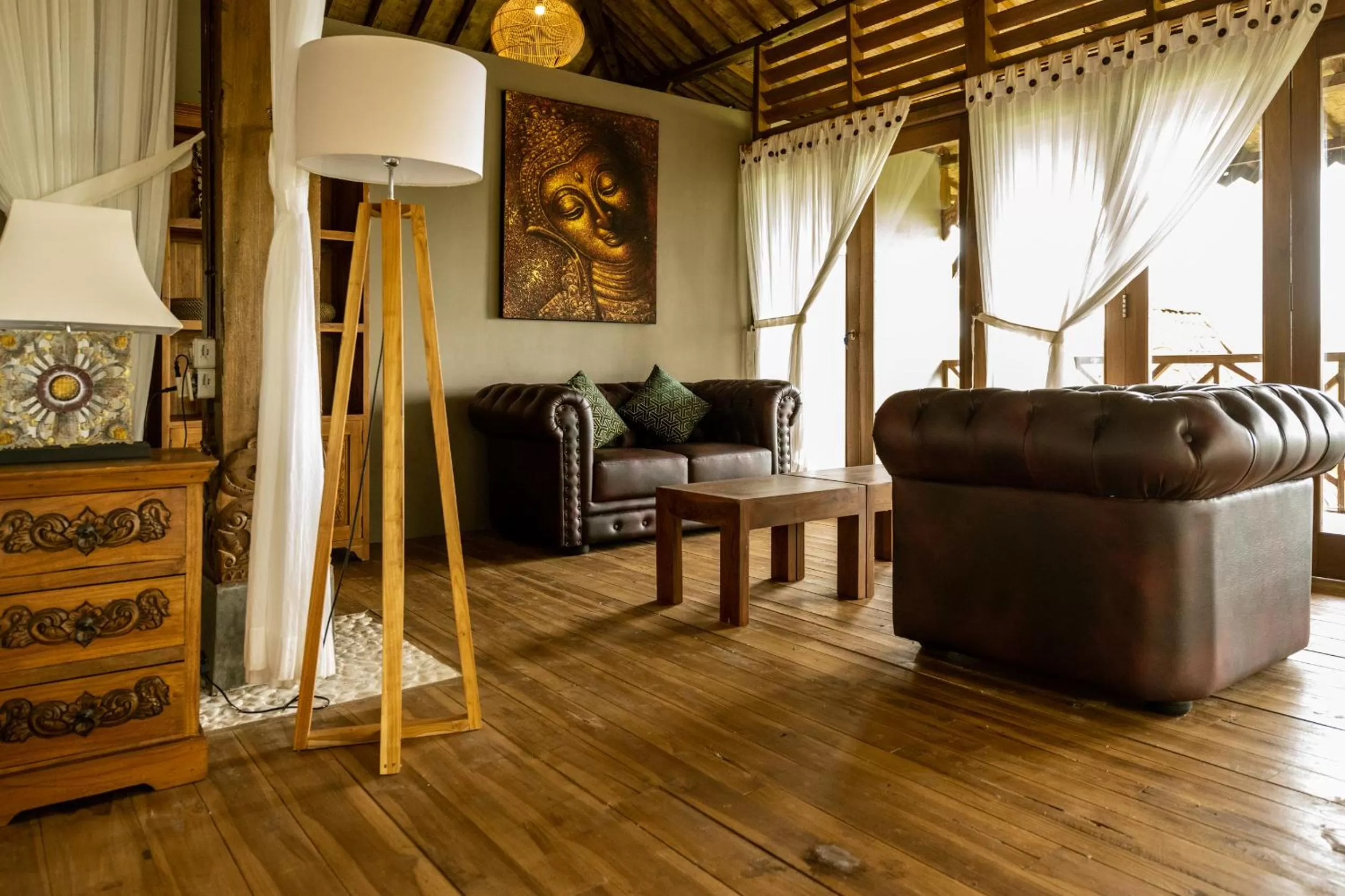 Seating area in Tanah Damai Hotel