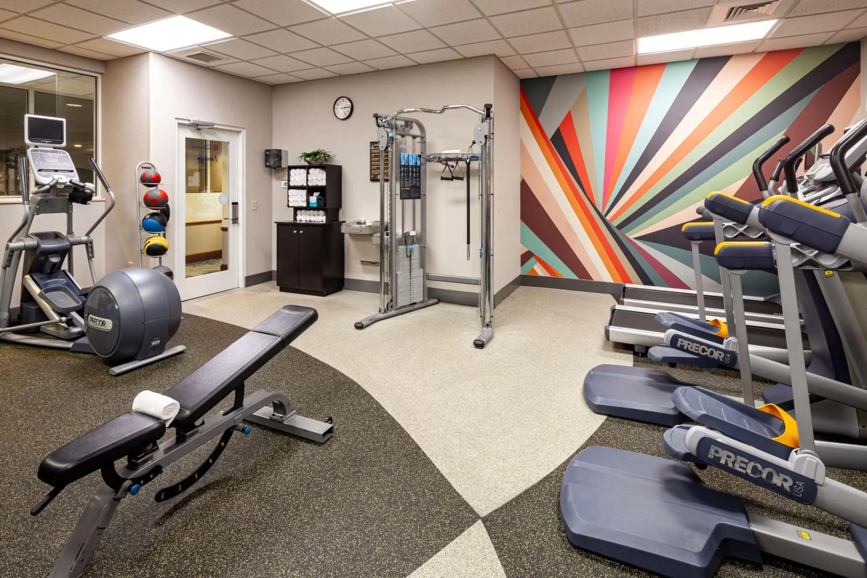 Fitness centre/facilities in Hilton Garden Inn Chicago O'Hare Airport