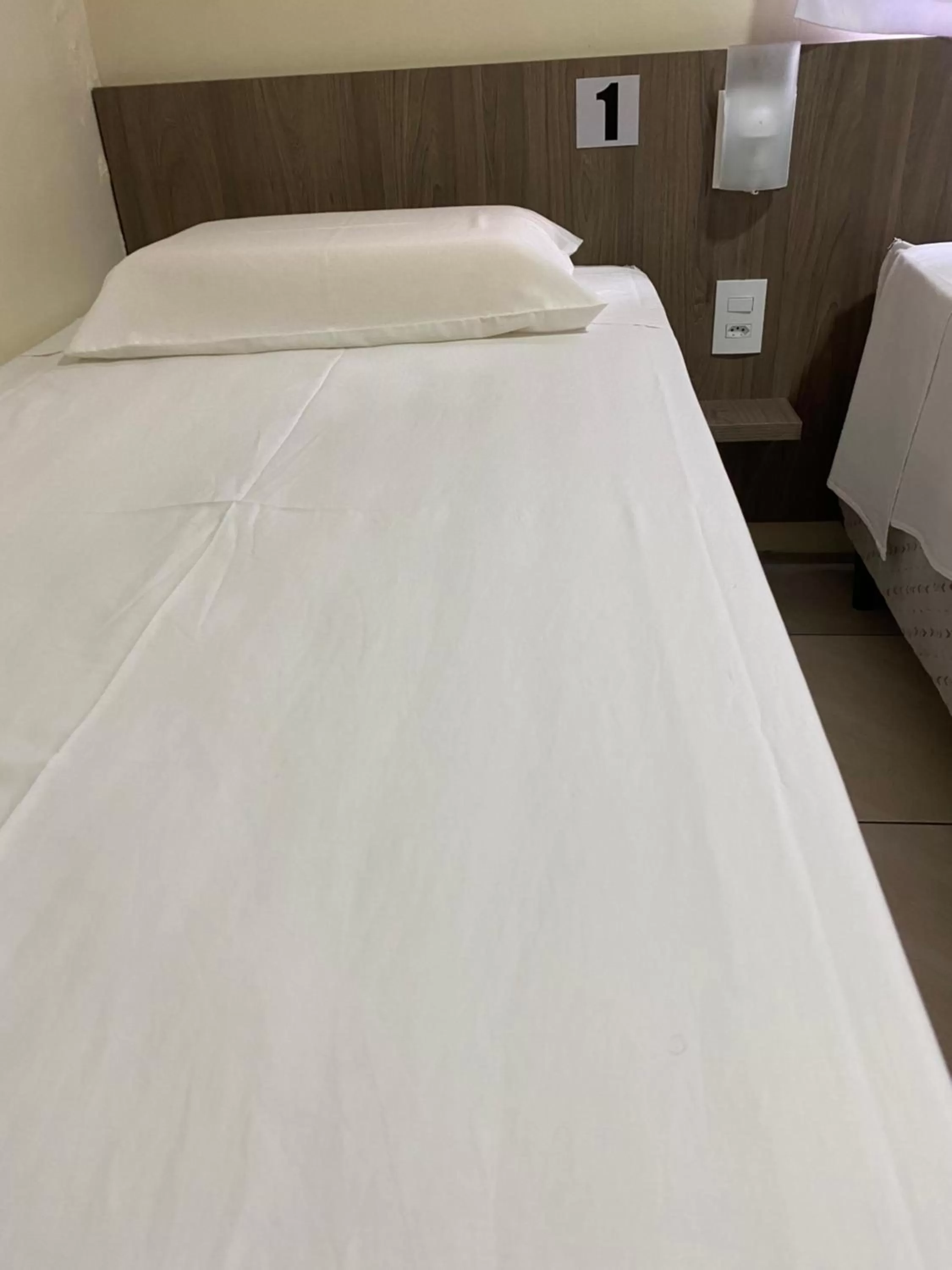 Bed in Pousada El Shaddai