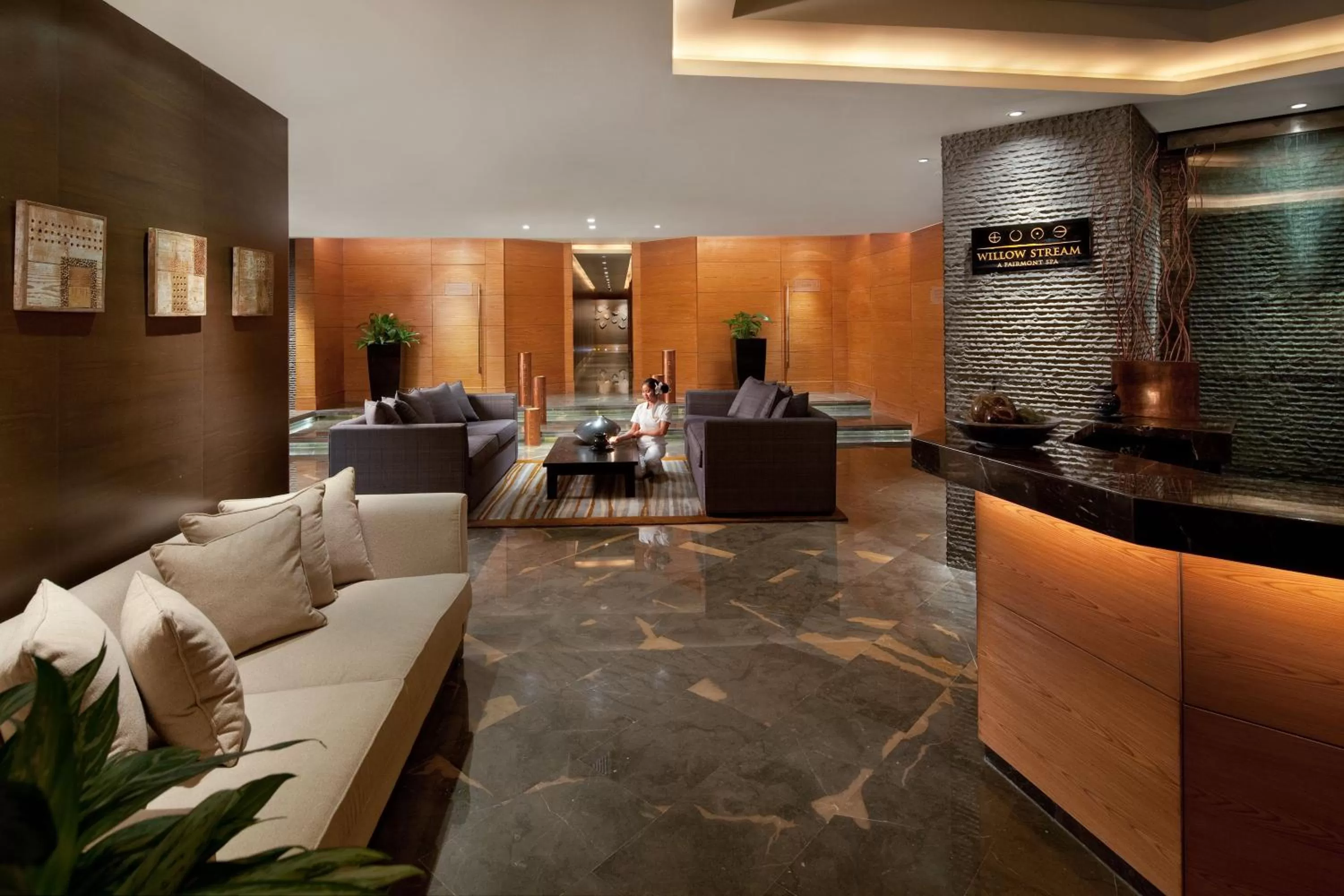 Lobby or reception in Fairmont Nile City