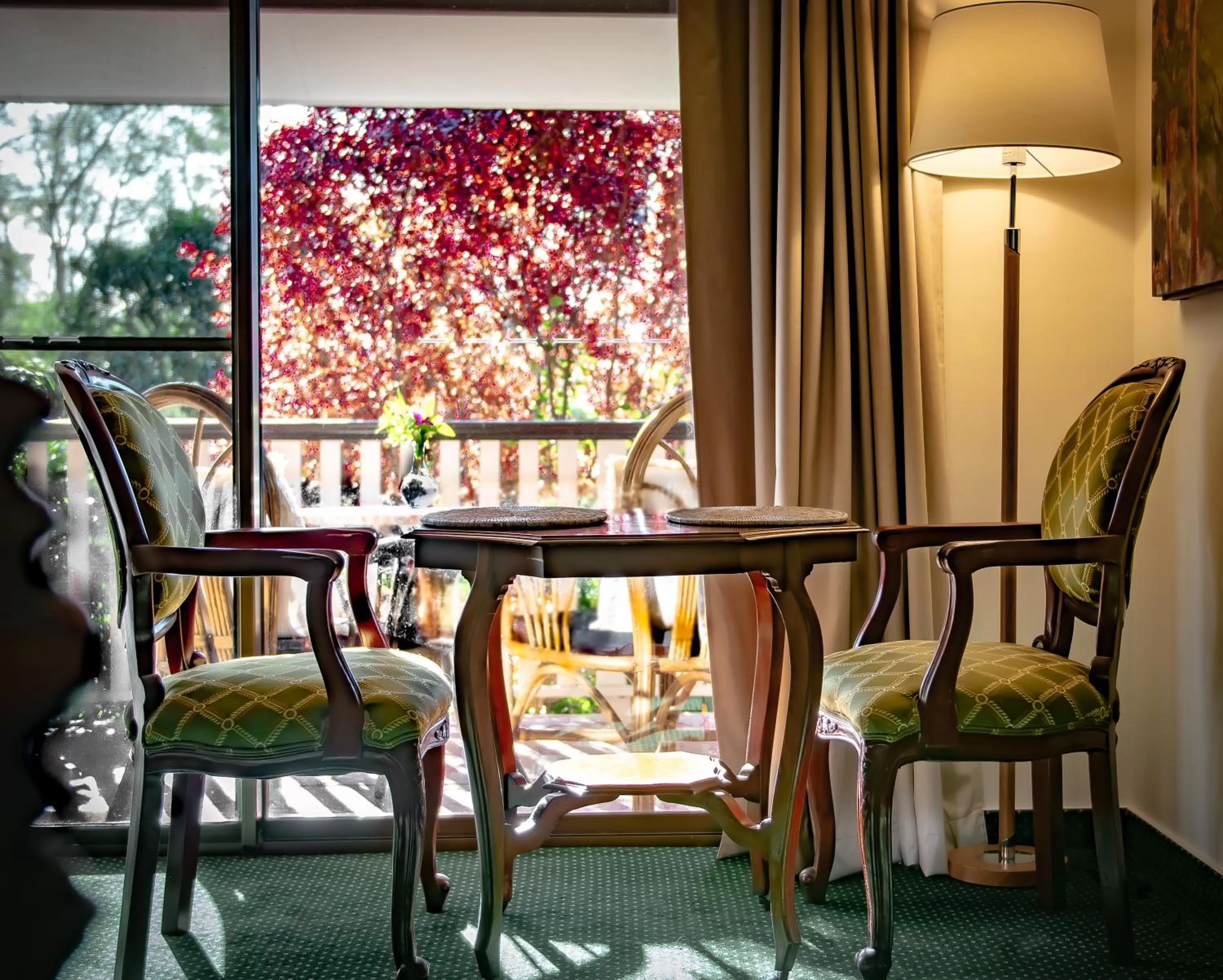 Seating area in Mountain Sanctuary B&B