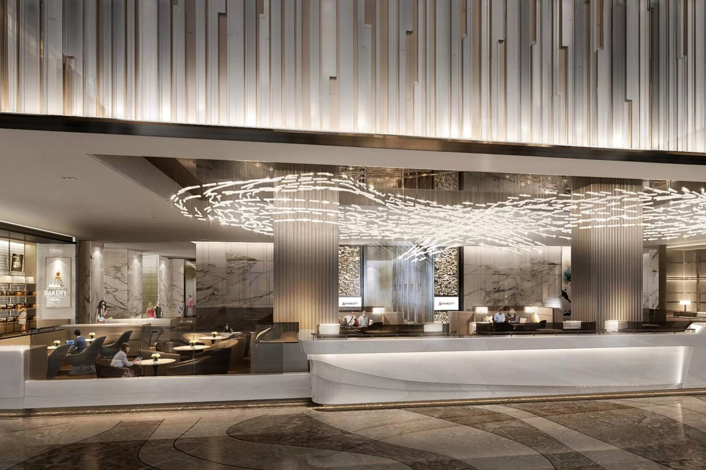 Lobby or reception in Kaohsiung Marriott Hotel