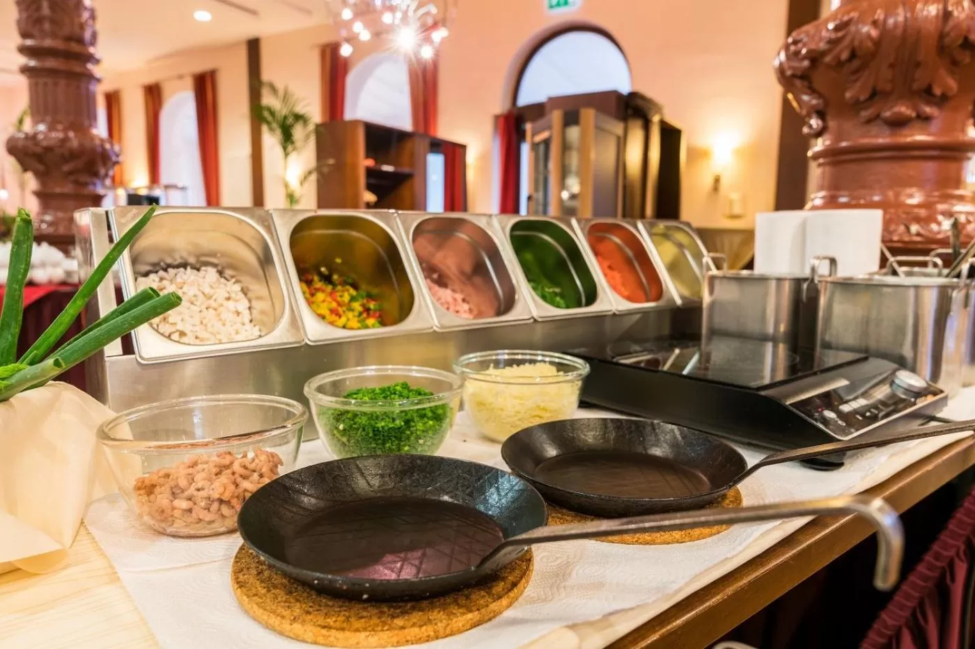 Buffet breakfast in Strandhotel Hohenzollern