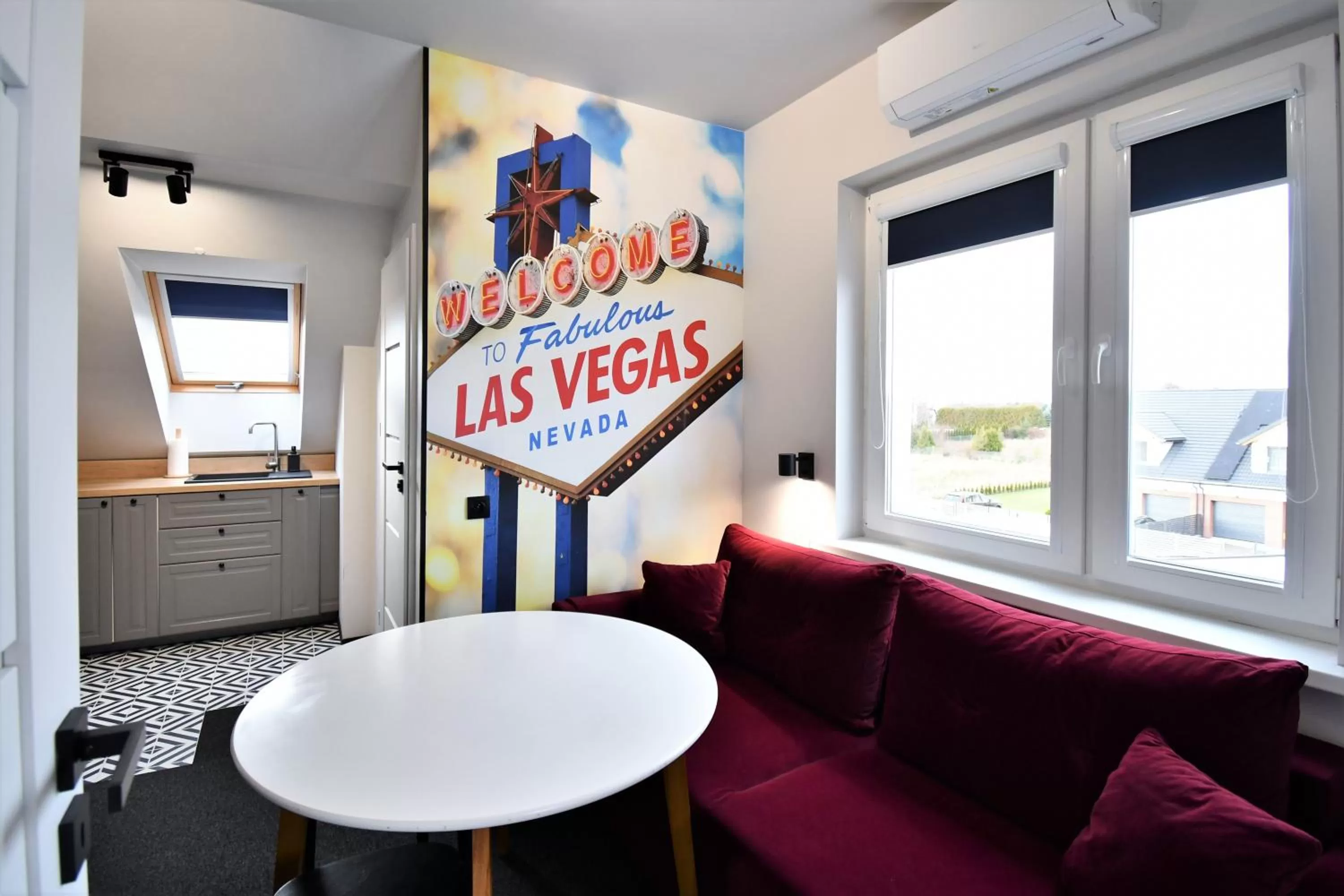 Kitchen or kitchenette in Sleepinn Gdansk Airport