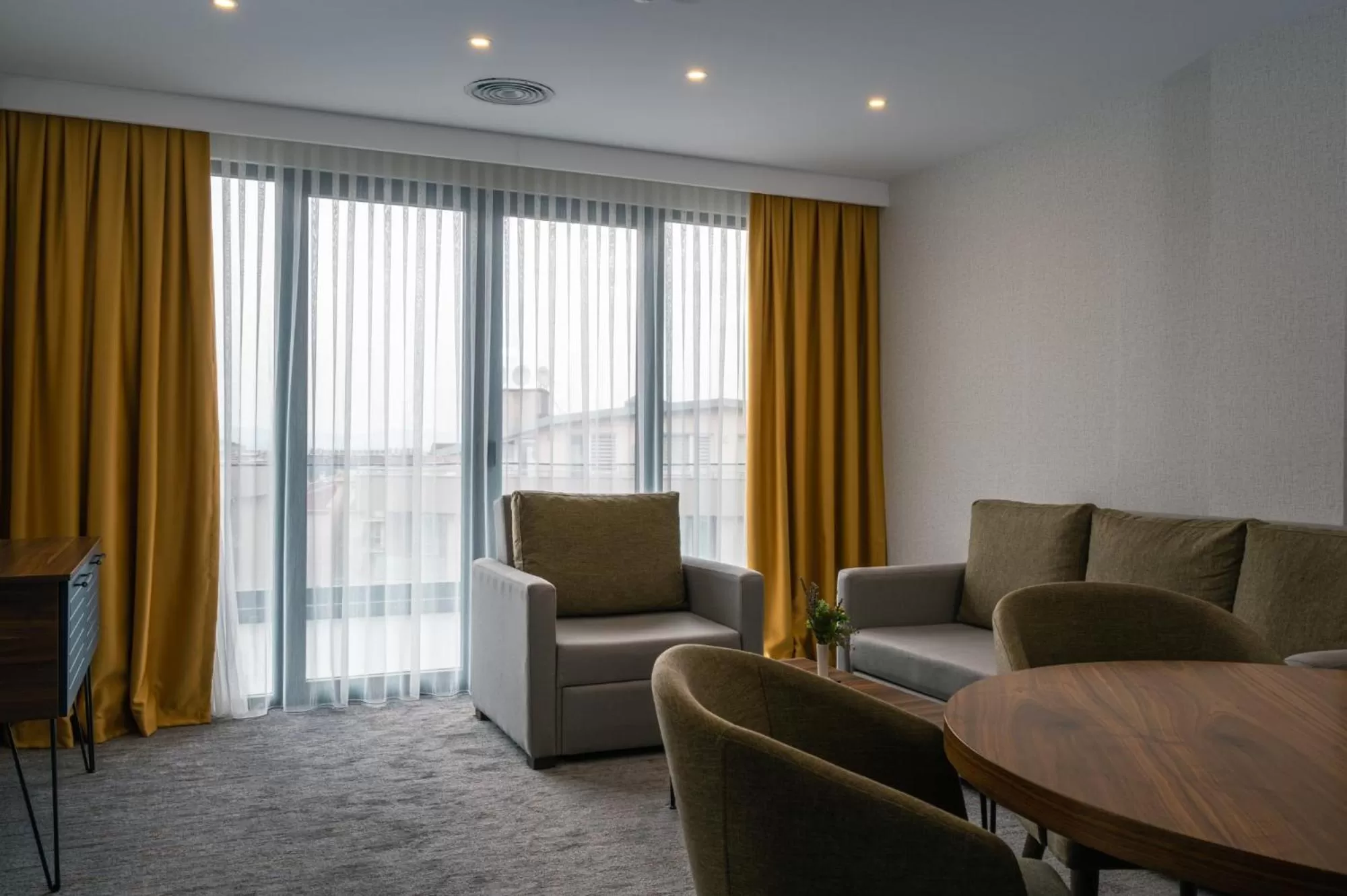 Living room in Leo Suites