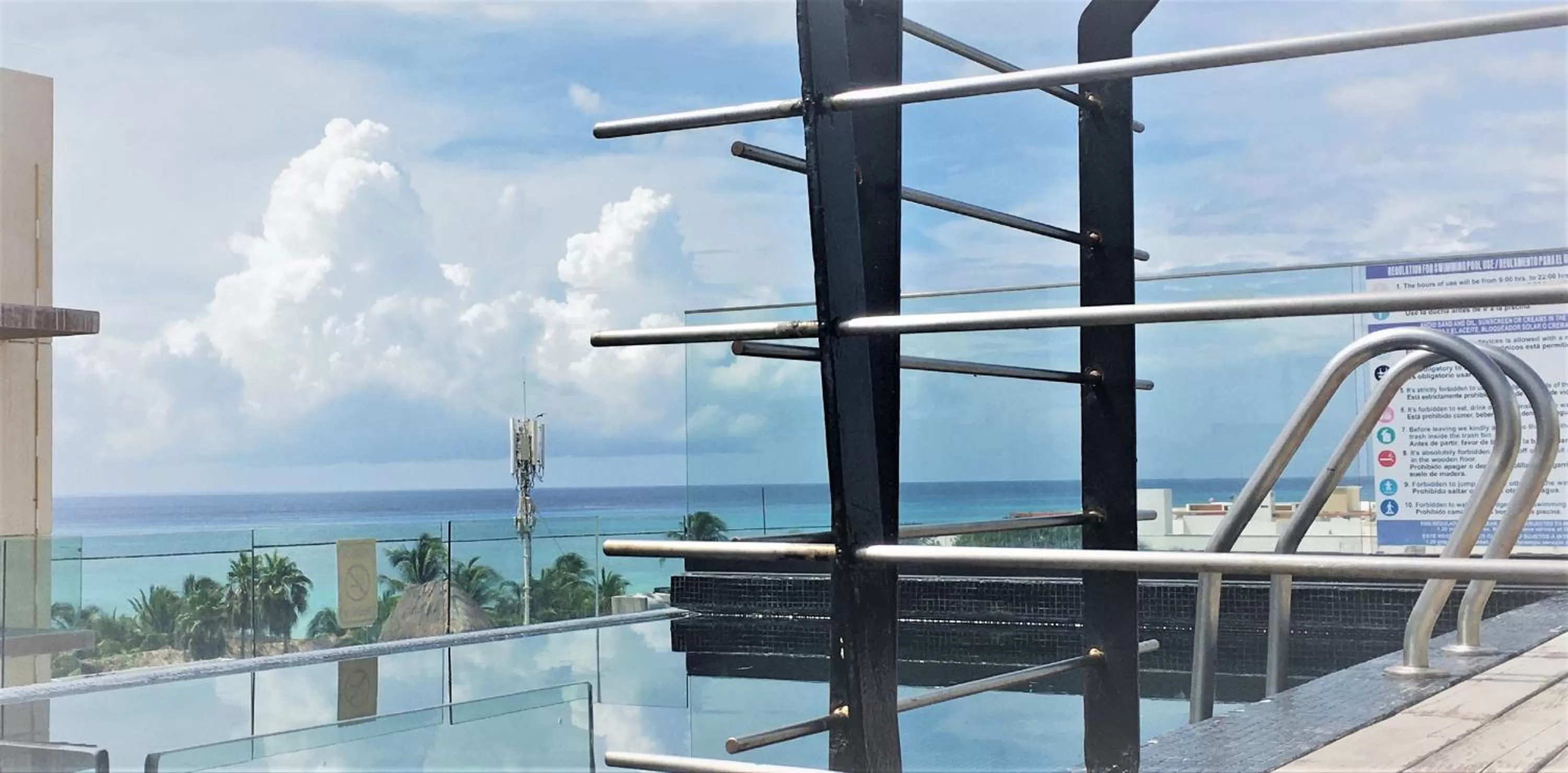 Balcony/Terrace in Sole Suites Apartments Playa del Carmen