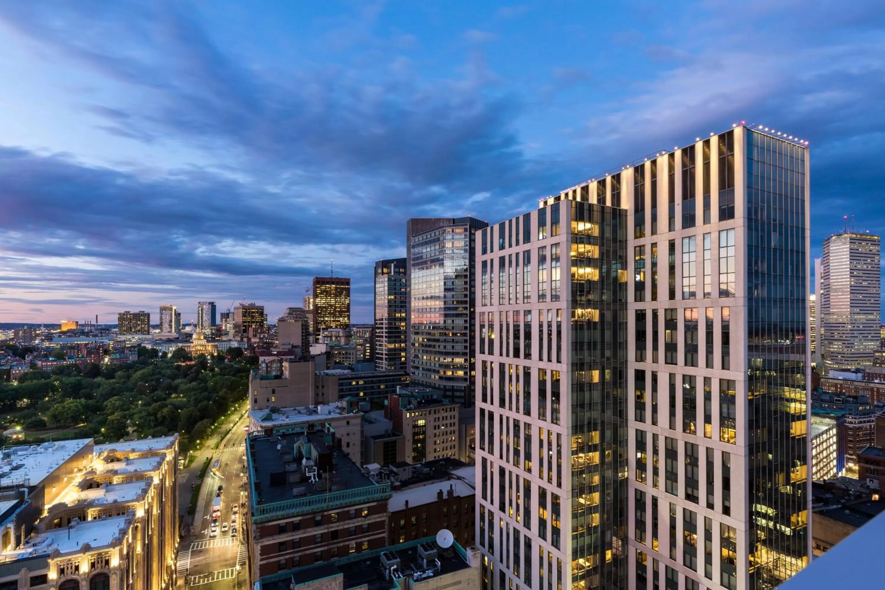 Photo of the whole room in Moxy Boston Downtown