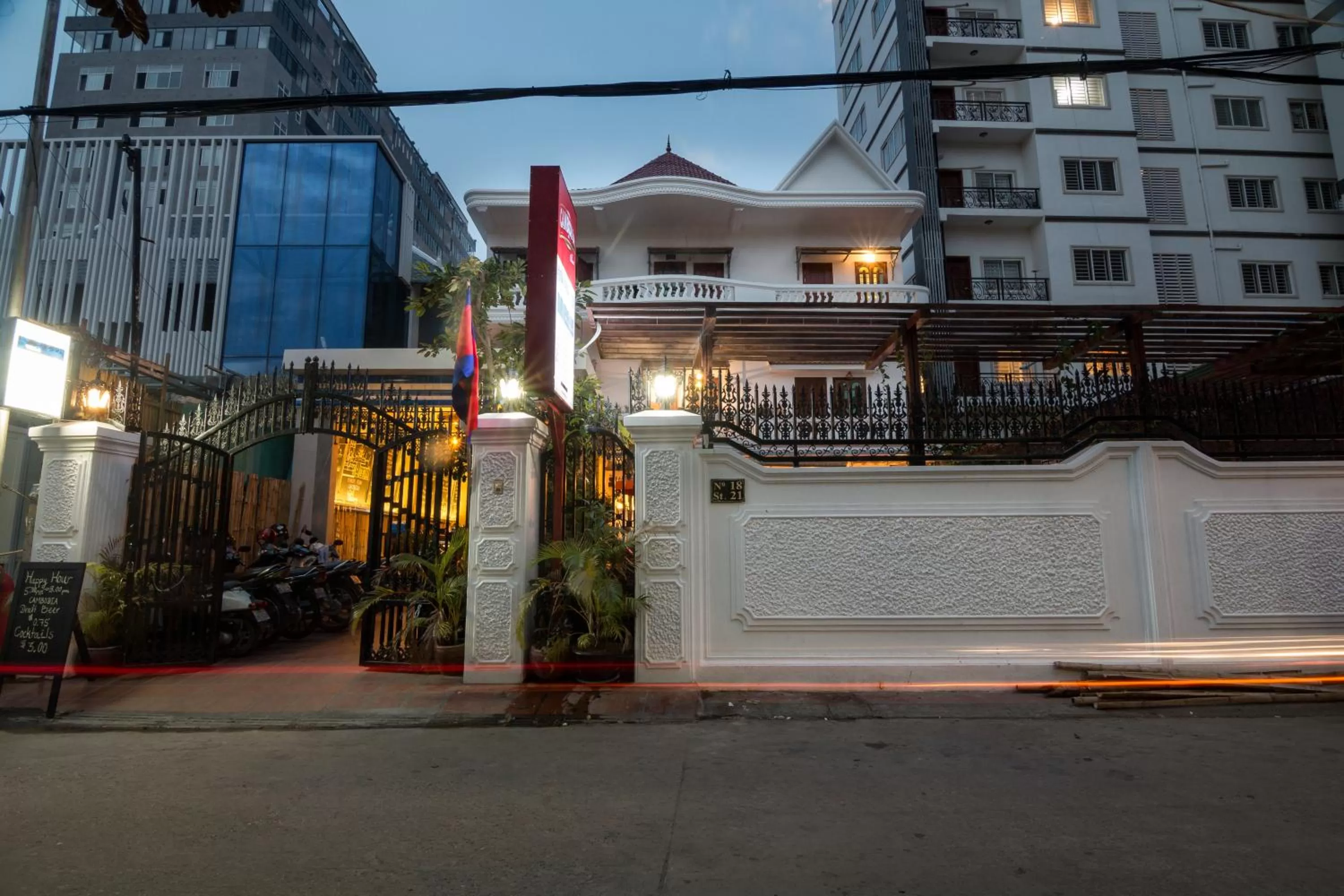 Property building in Poolside Villa