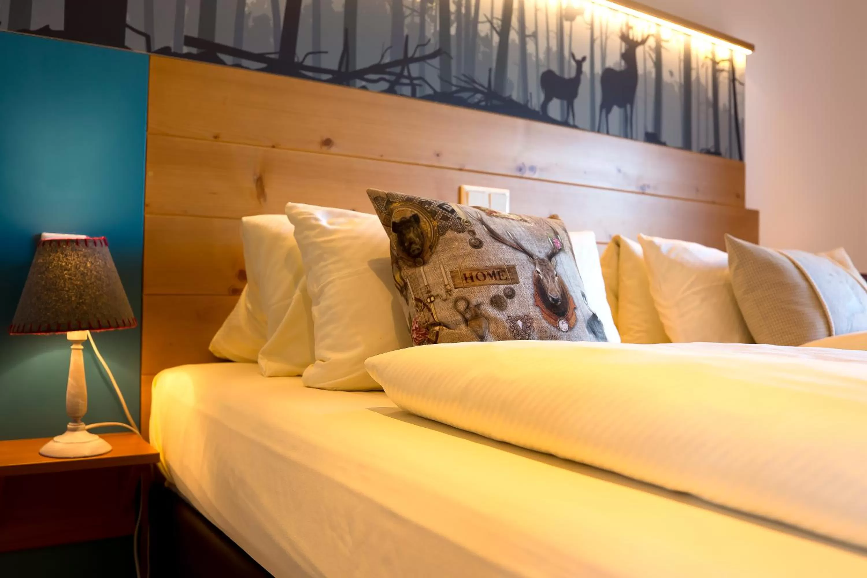 Bed in Landgasthof Hotel Pröll