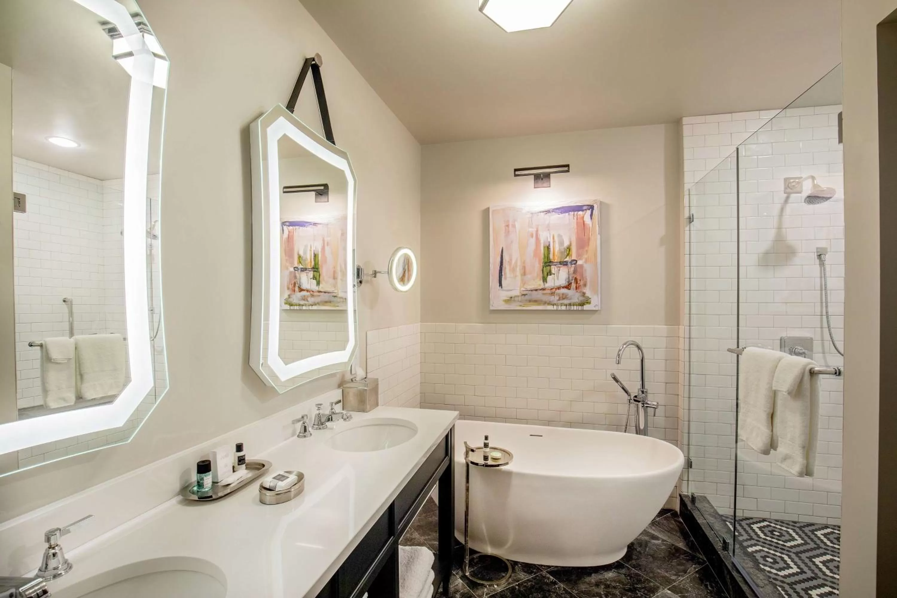 Bathroom in The Virginian Lynchburg, Curio Collection By Hilton