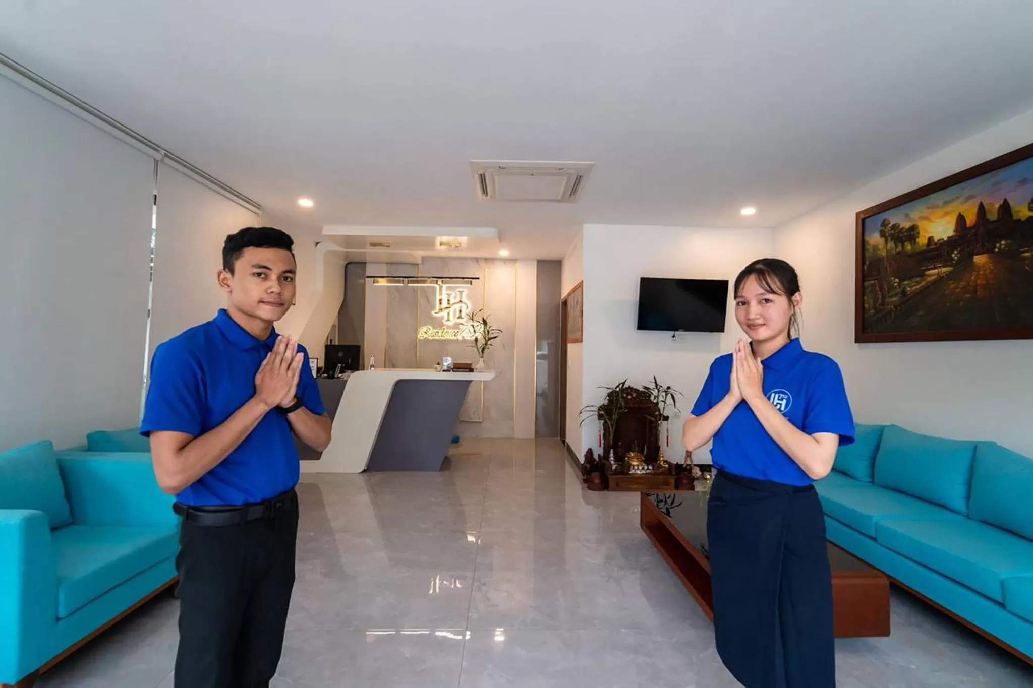 Lobby or reception in Angkor H Villa