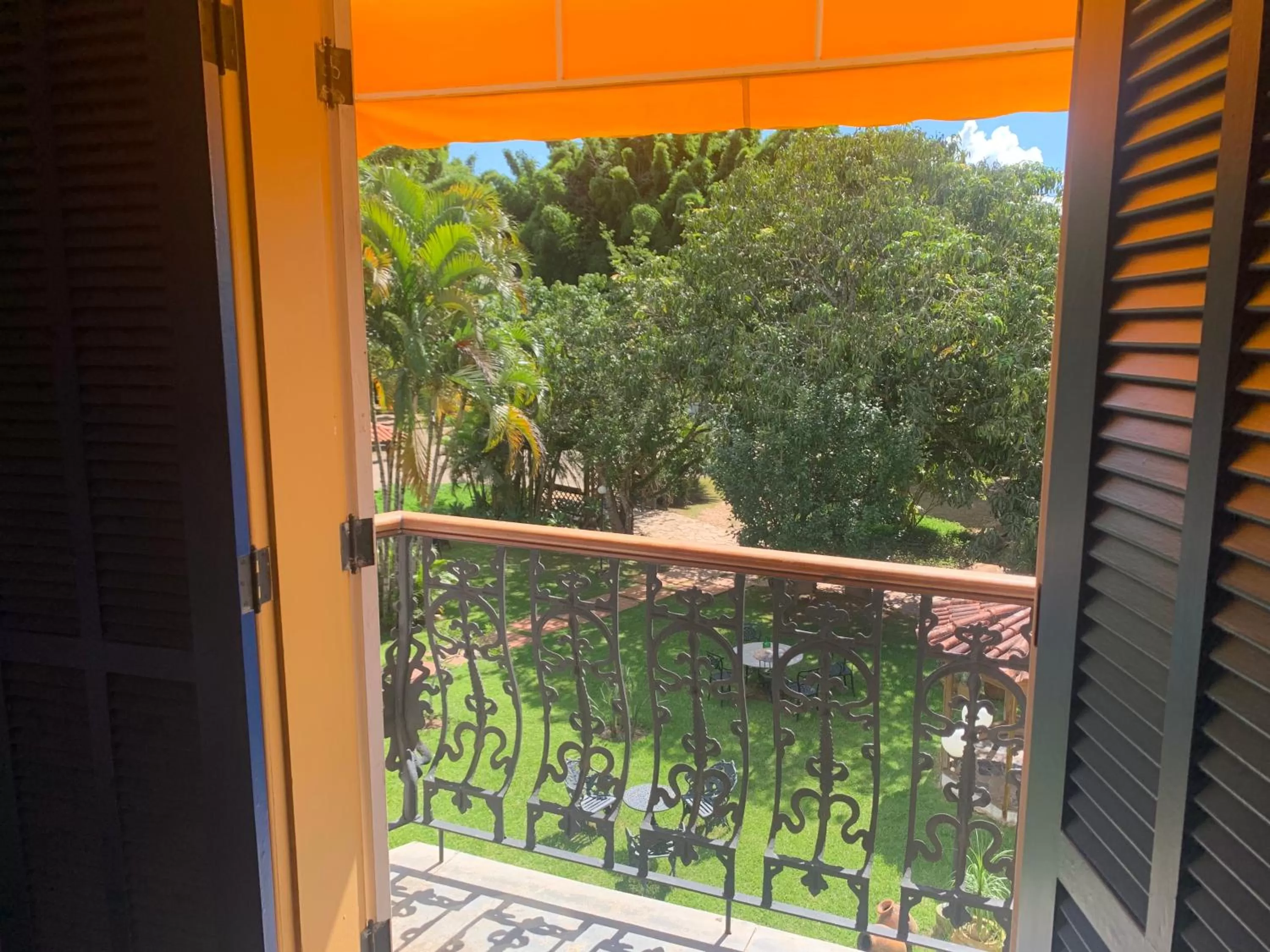 Garden, Balcony/Terrace in Pousada Villa Real