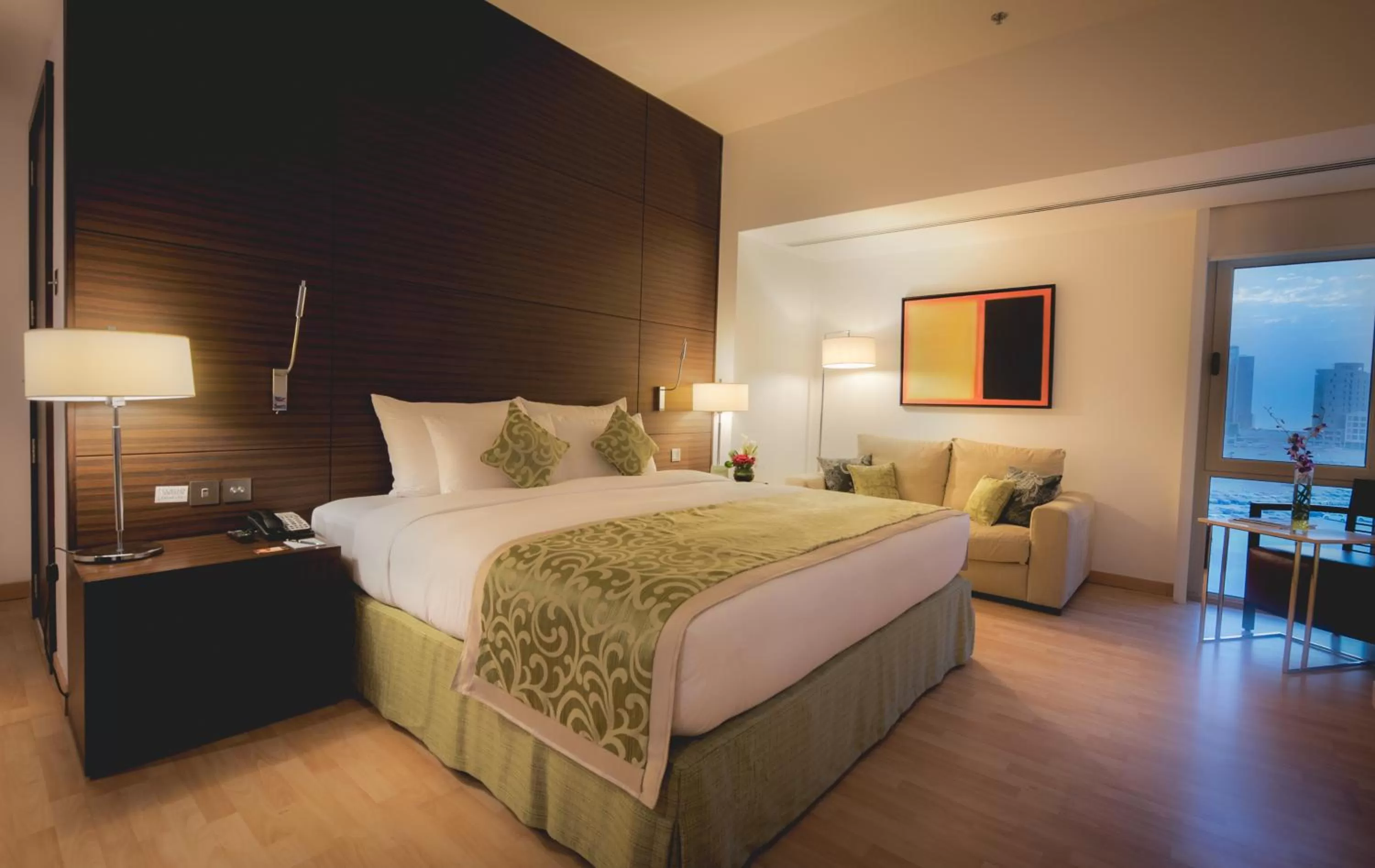 Bed in Asdal Boutique Hotel Seef
