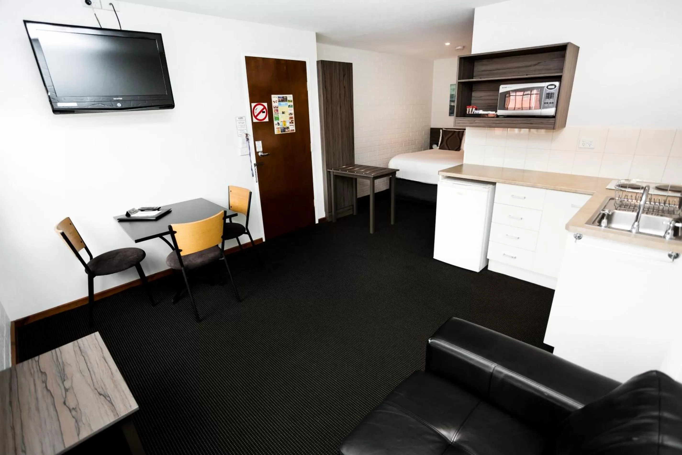 Living room in Bay Hotel Apartments