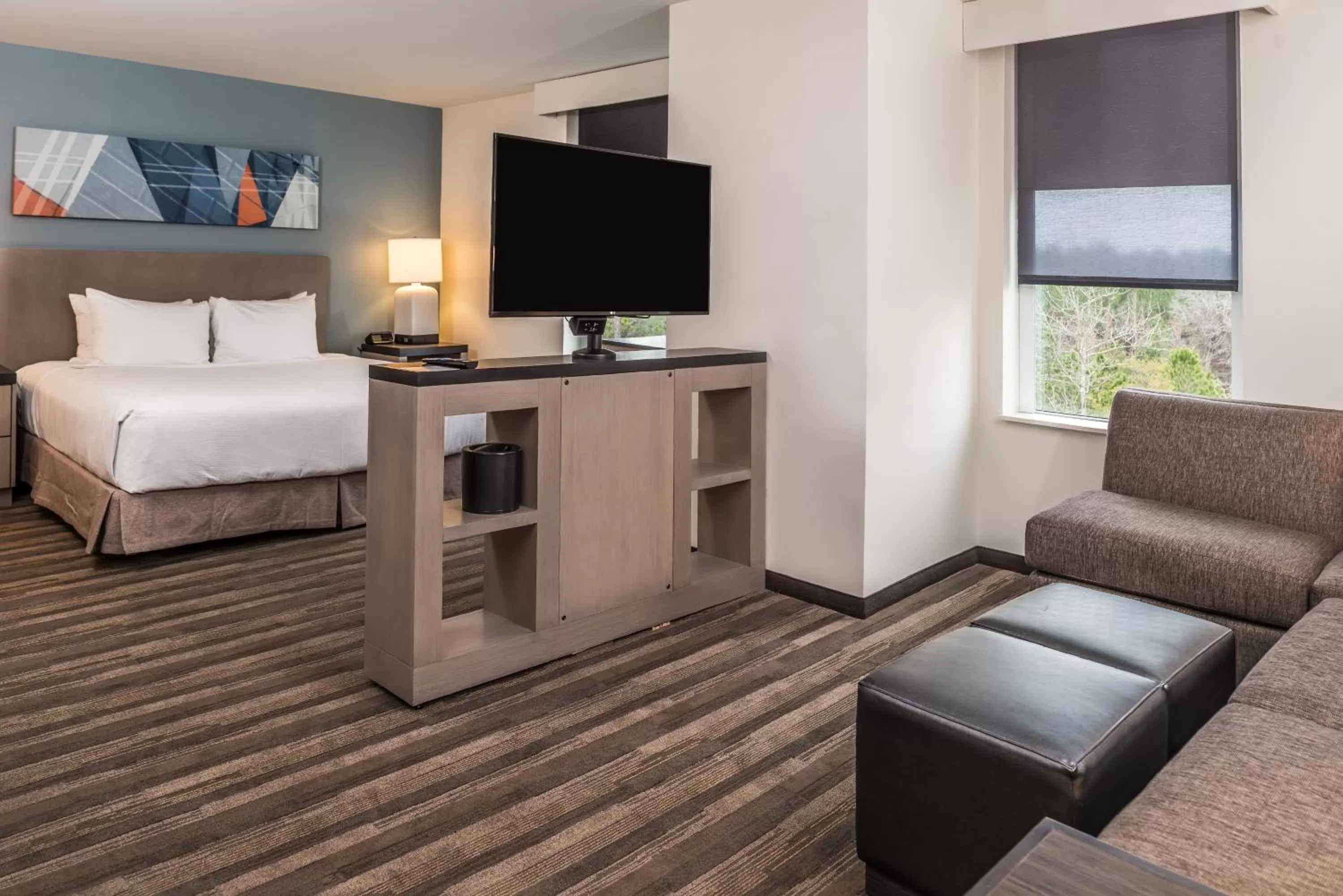 TV and multimedia, Bed in Hyatt House Raleigh/Rdu/Brier Creek