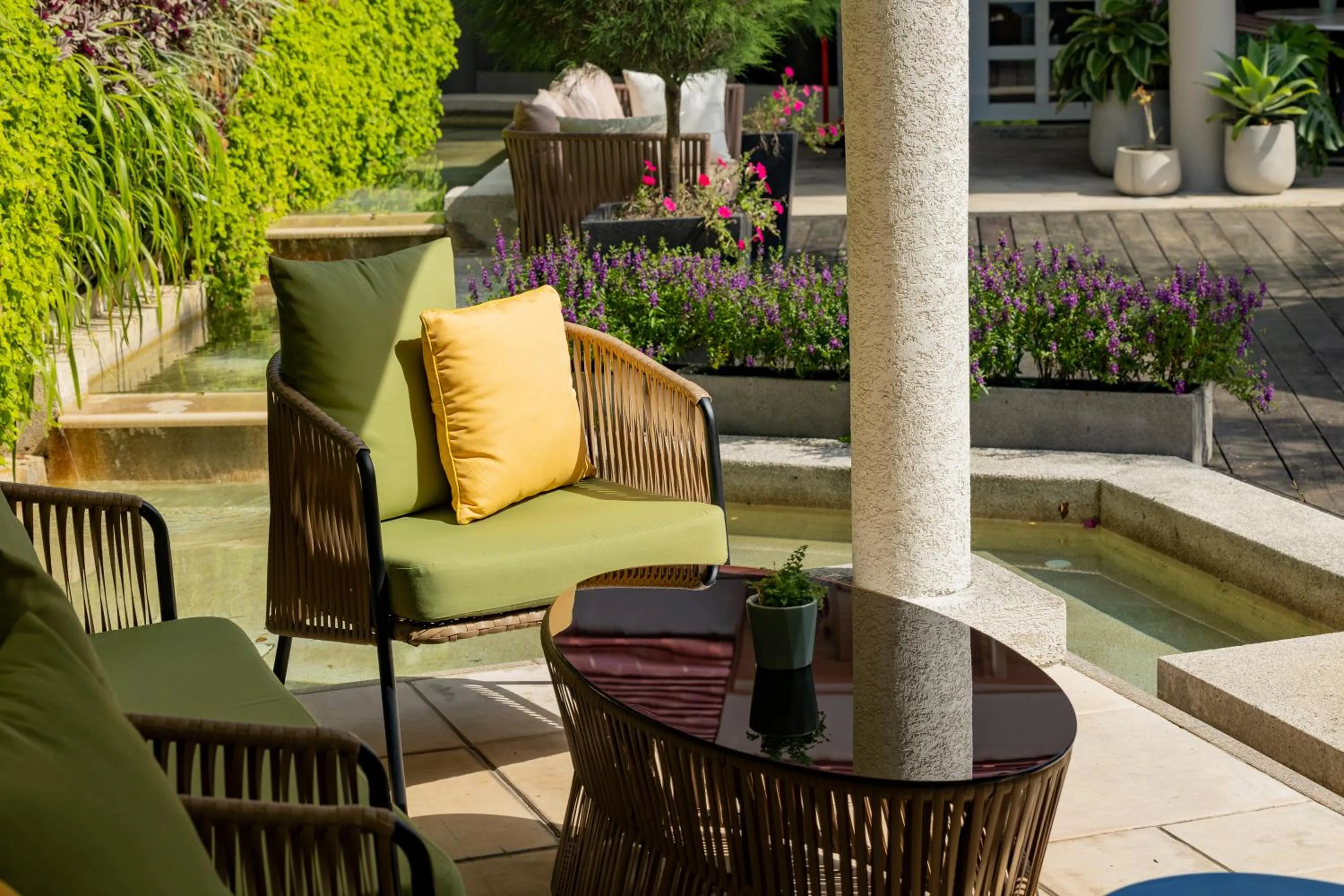 Garden view in Hualien Farglory Hotel