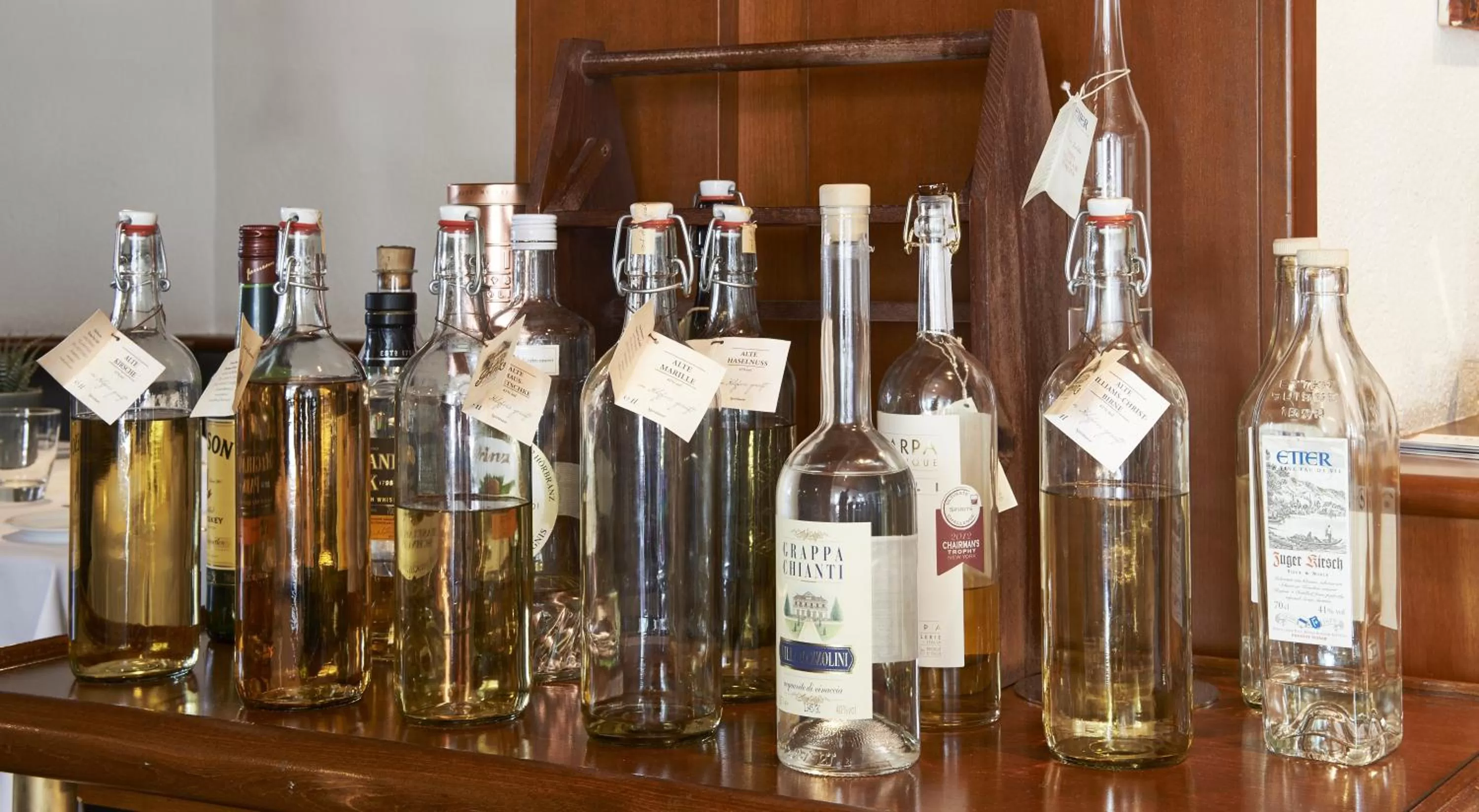 Alcoholic drinks in Hotel Feyrer